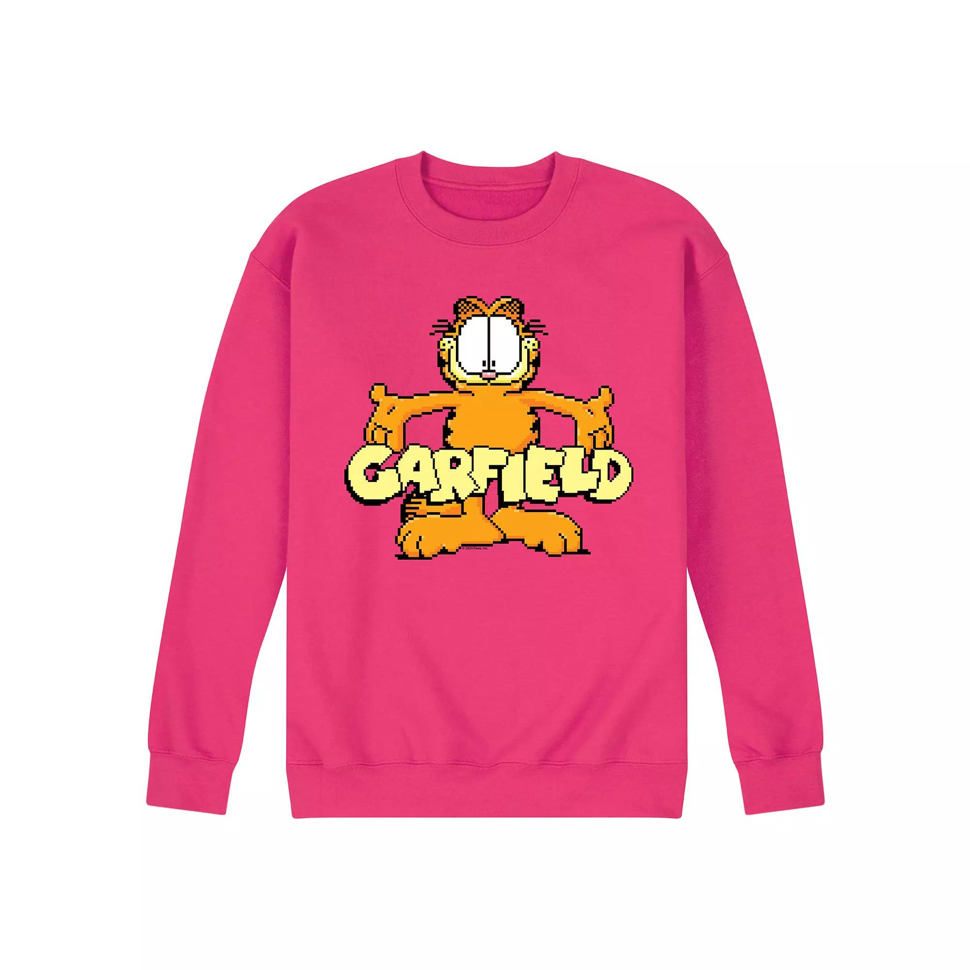 Men's Garfield Standing Logo Fleece Sweatshirt,  Product Image