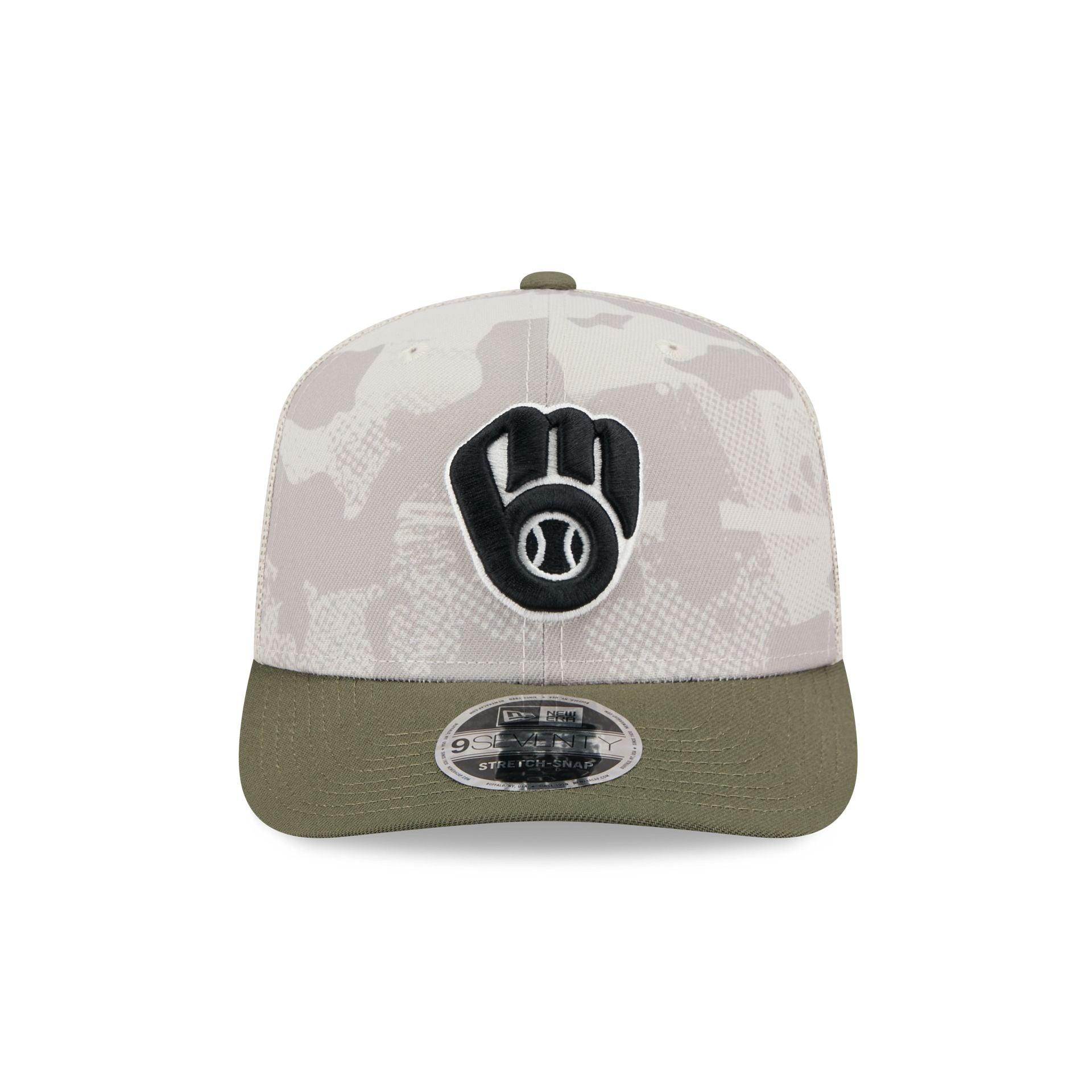 Milwaukee Brewers Armed Forces Day 2025 9SEVENTY Trucker Hat Male Product Image