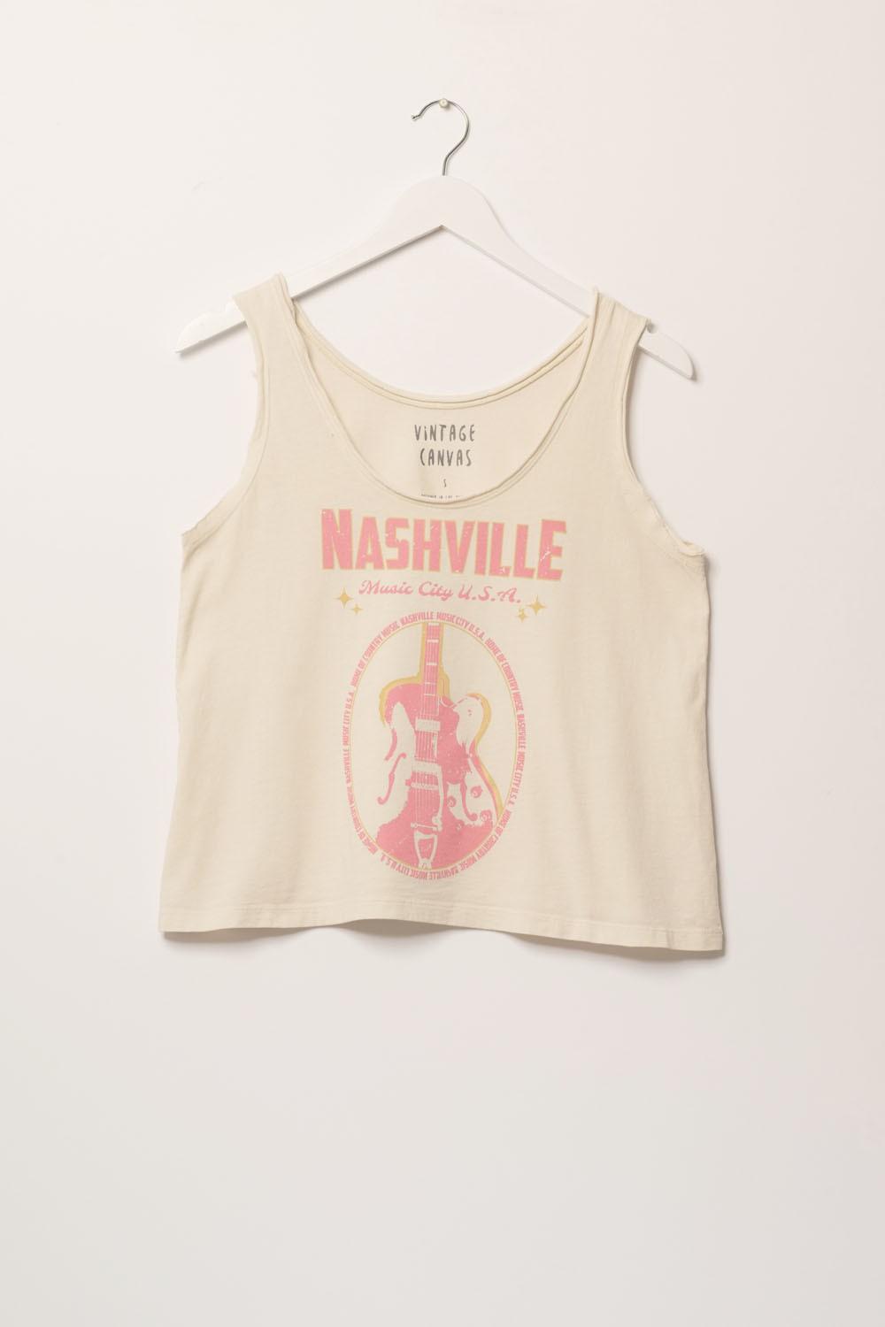 Nashville Music City Racerback Graphic Tank Top Product Image