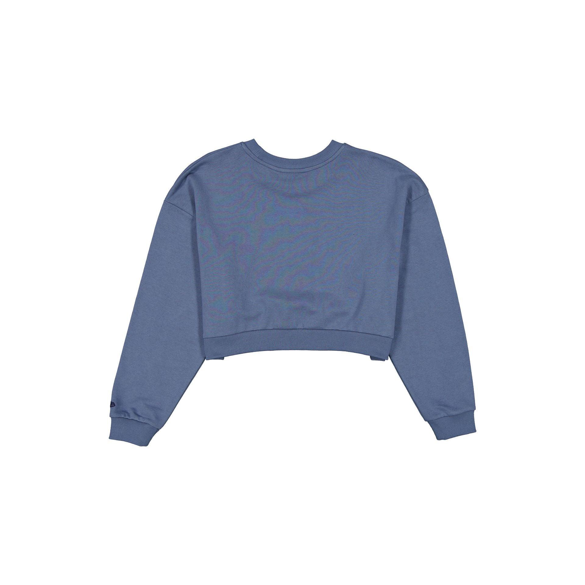 Los Angeles Dodgers League Essential Cropped Blue Women's Crewneck Female Product Image