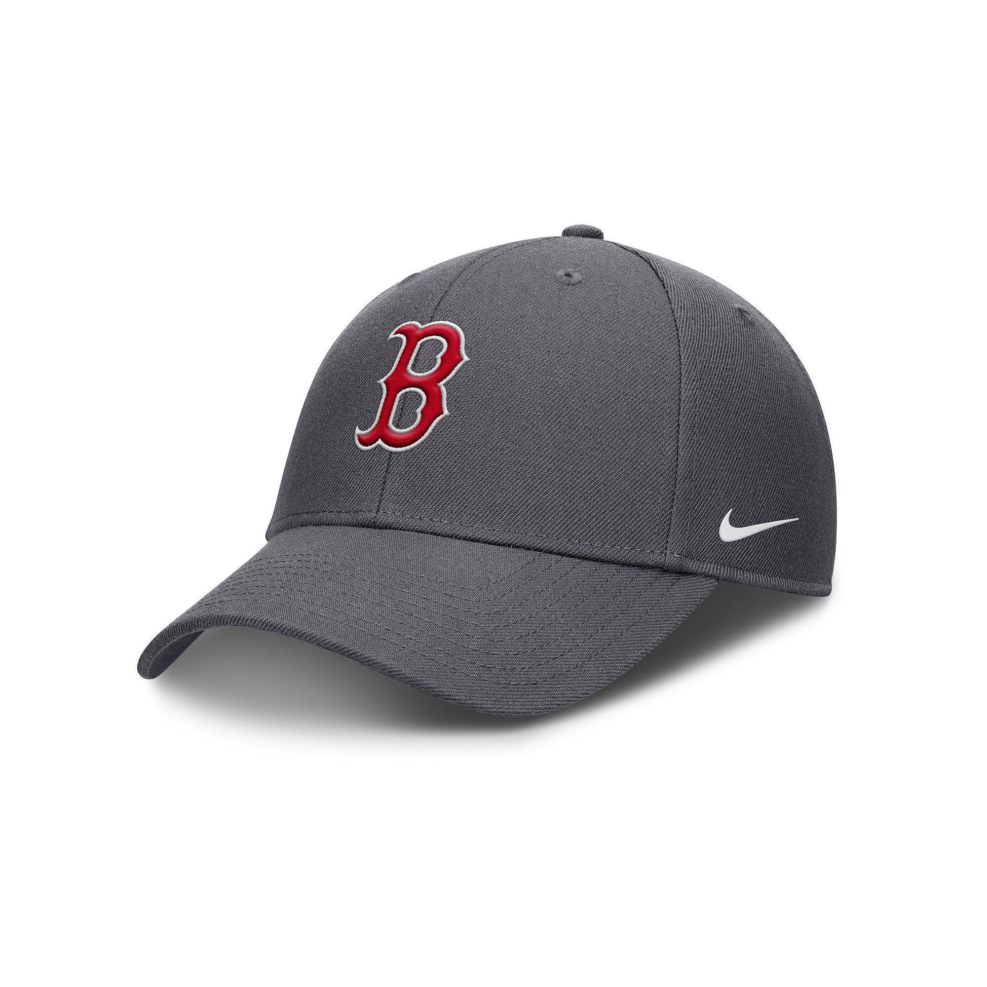 Men's Nike Gray Boston Red Sox Club Performance Adjustable Hat,  Product Image