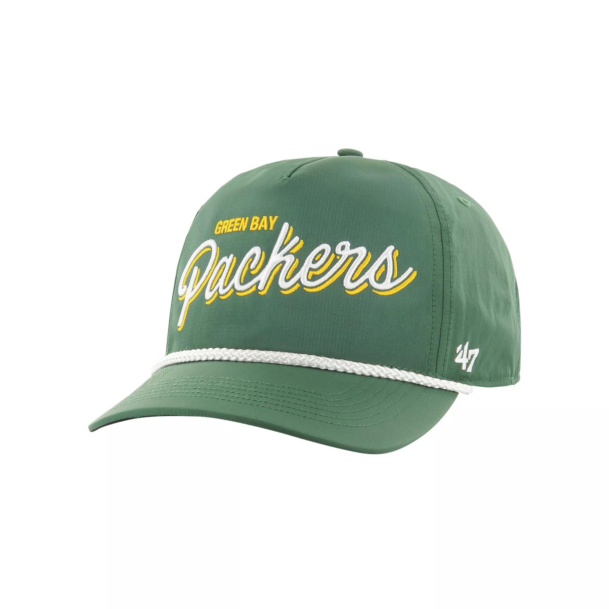Men's '47 Green Green Bay Packers Fairway Hitch brrr Adjustable Hat Product Image