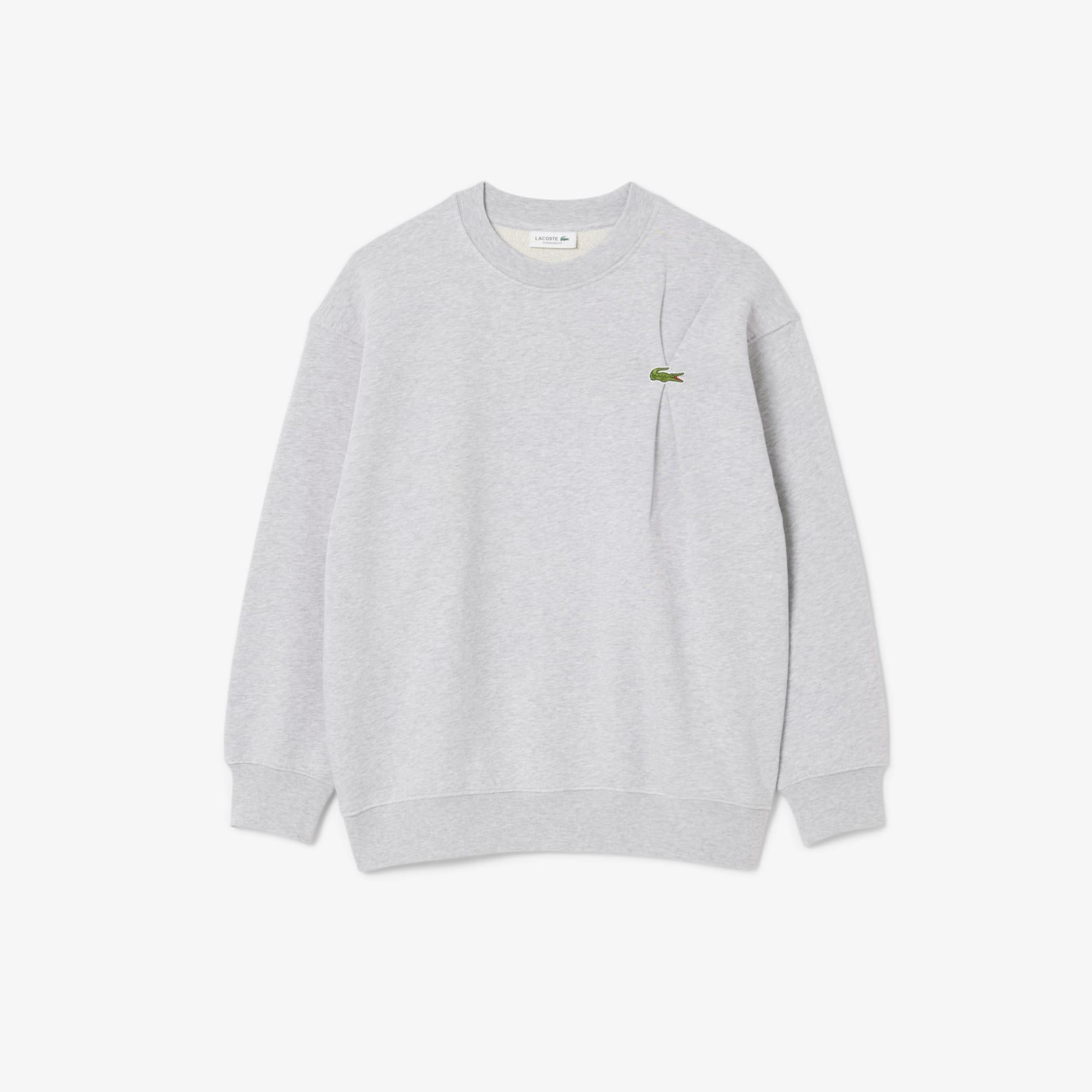 Oversized Pleated Crocodile Sweatshirt Product Image