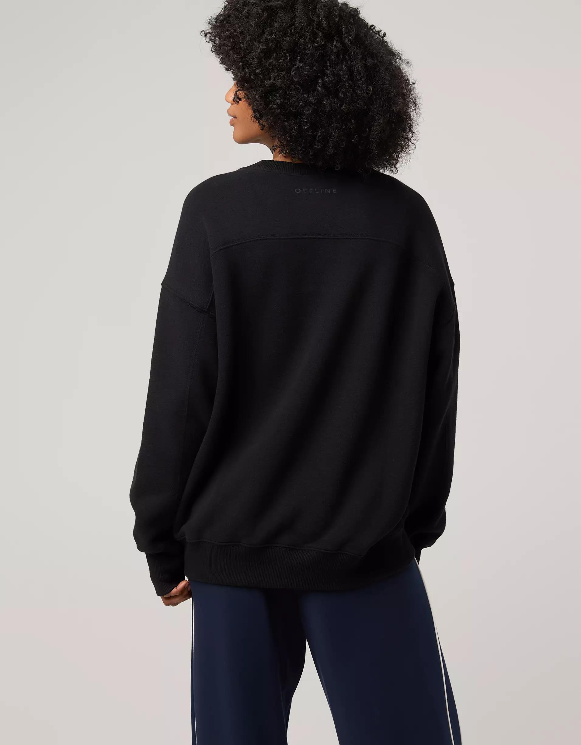 OFFLINE By Aerie Cloud Fleece Oversized Crewneck Product Image