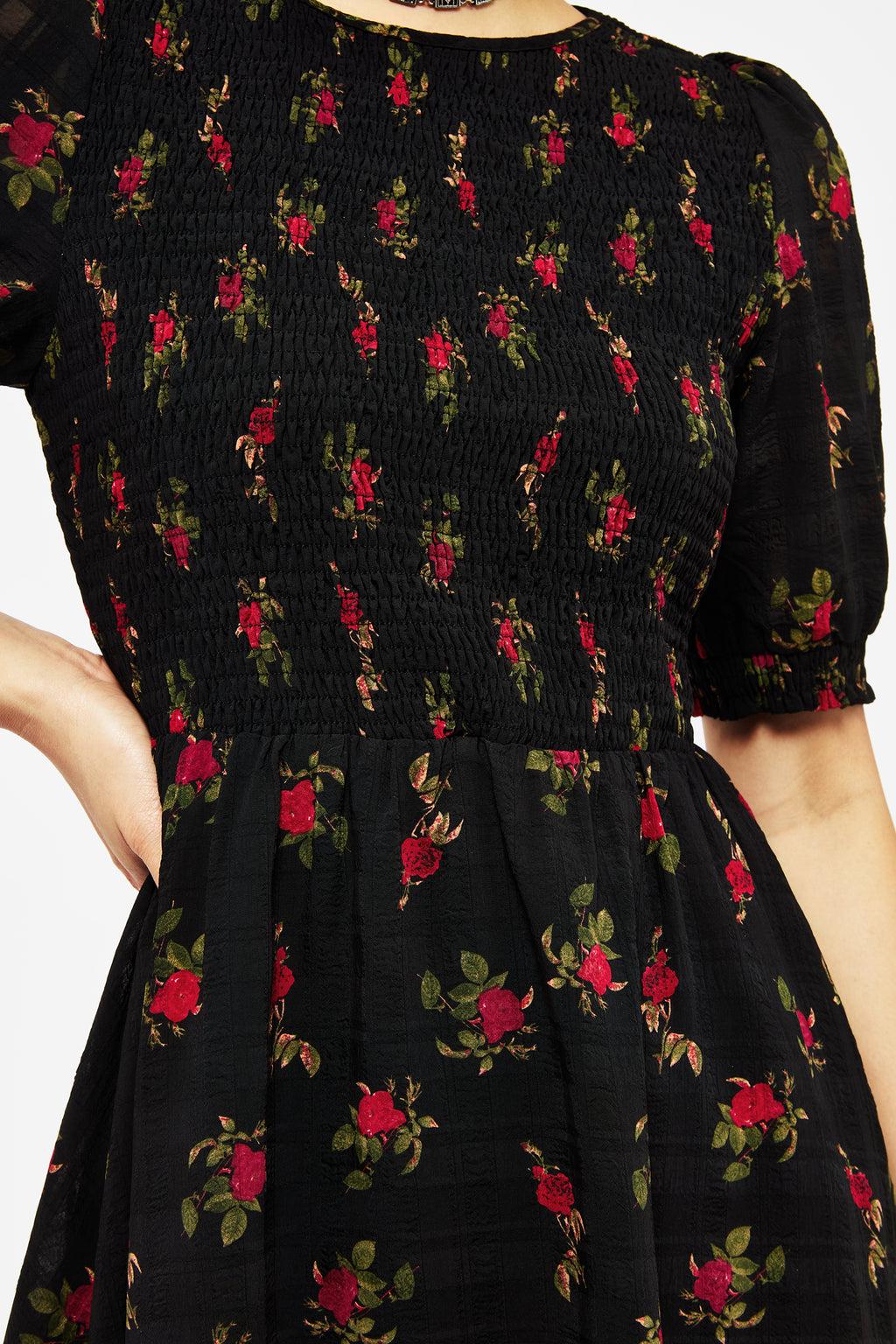 Darcey Floral Print Mini Dress Product Image