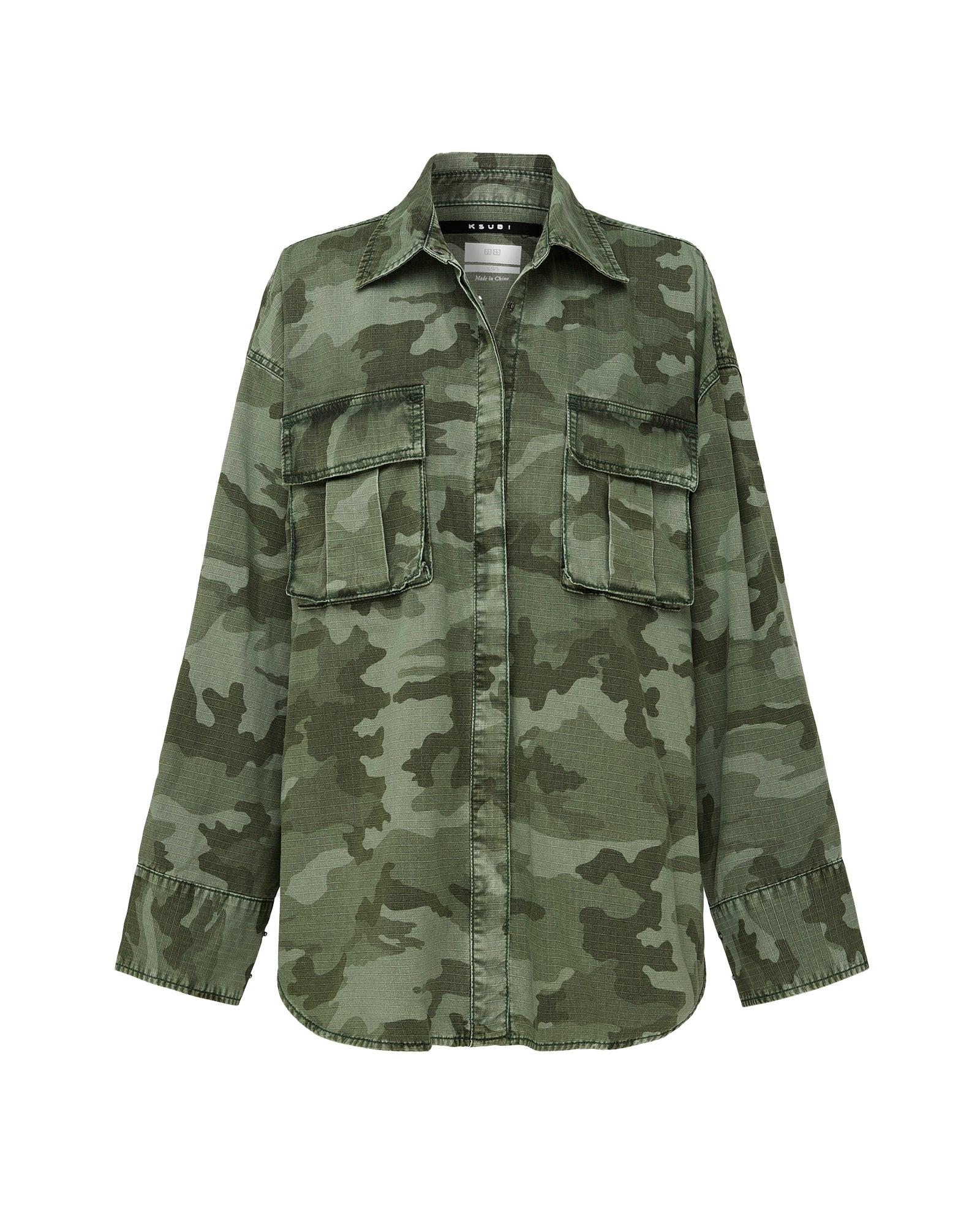 ASTRA CARGO SHIRT HASH CAMO Female Product Image
