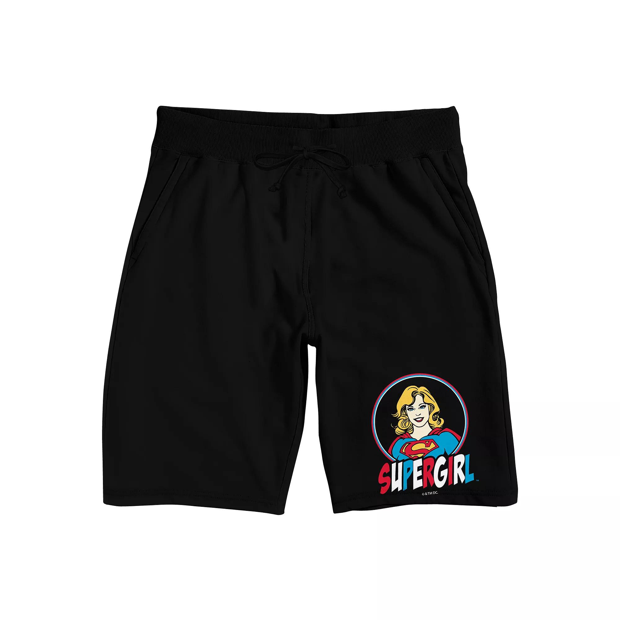 Men's Supergirl Animated Pajama Shorts,  Product Image