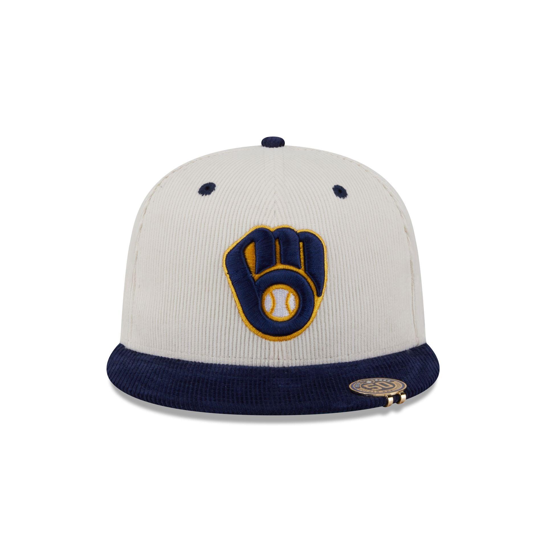 Milwaukee Brewers Two Tone Cord 59FIFTY Fitted Hat Male Product Image