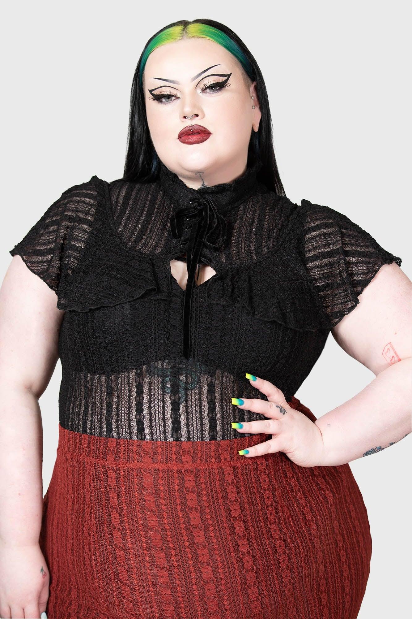 Atala's Night Lace Top Female Product Image