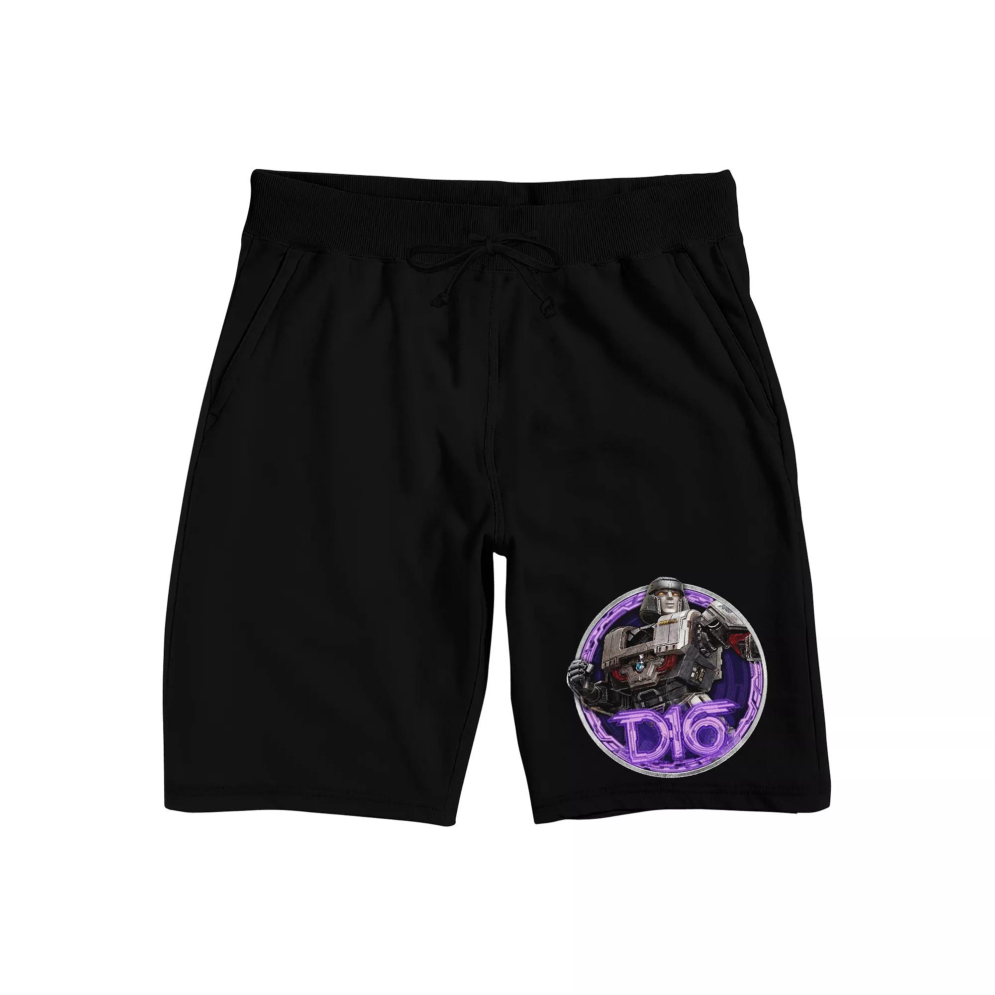 Men's Transformers One D16 Pajama Shorts, Size: XXL, Black Product Image