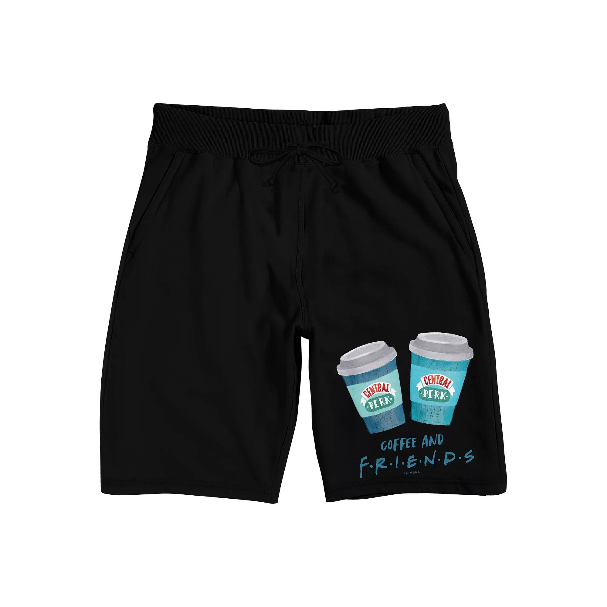 Men's Friends TV Coffee Pajama Shorts,  Product Image