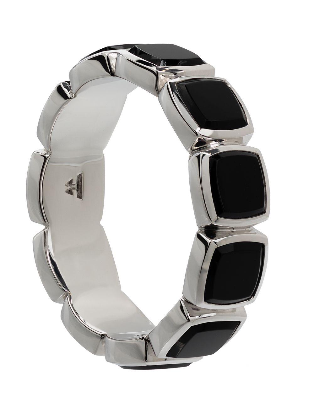 onyx embellished band ring Product Image