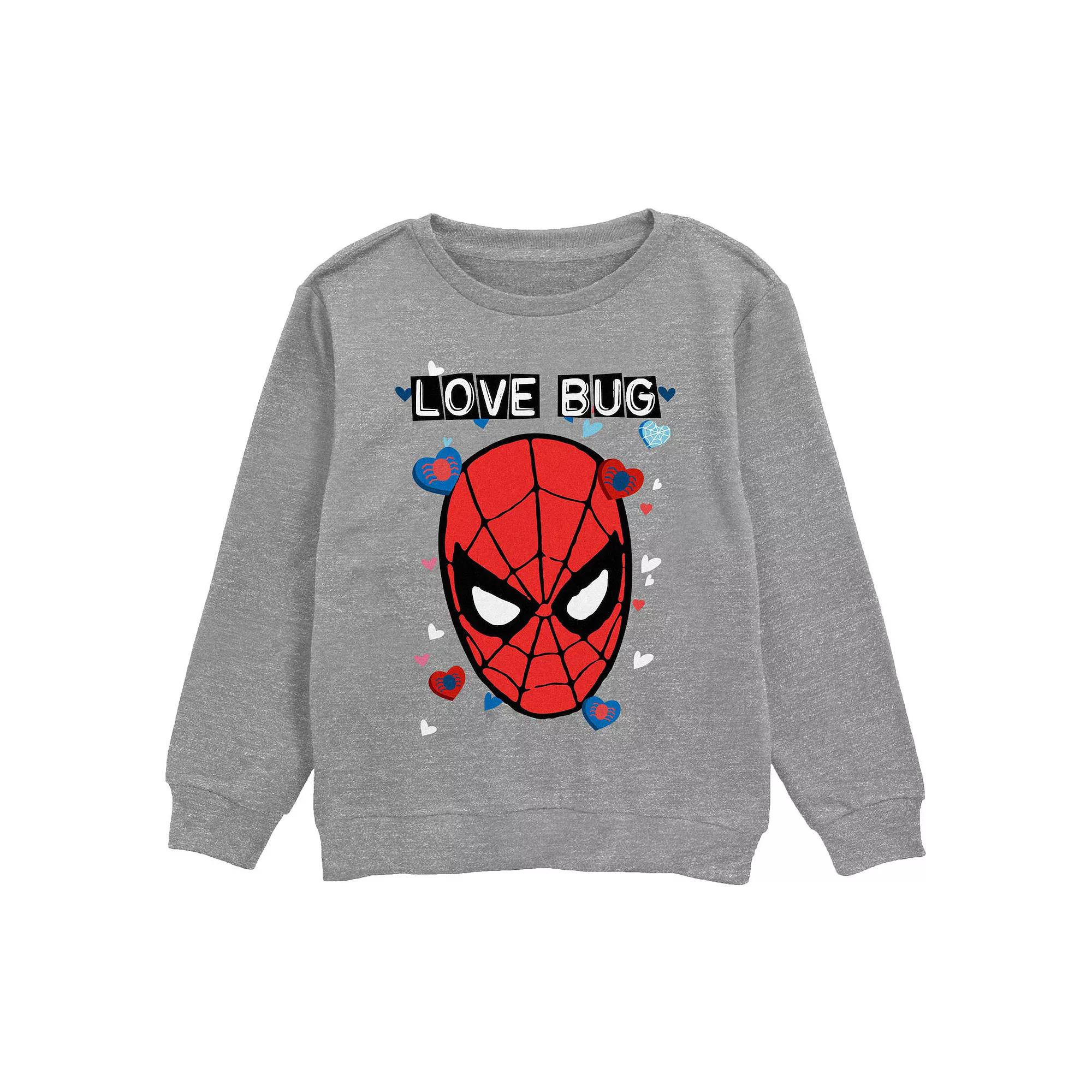 Boys 8-20 Marvel Spider-Man Love Bug Fleece Sweatshirt, Boy's,  Product Image