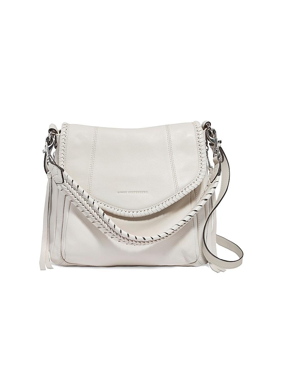 Womens All For Love Leather Zip Convertible Shoulder Bag Product Image