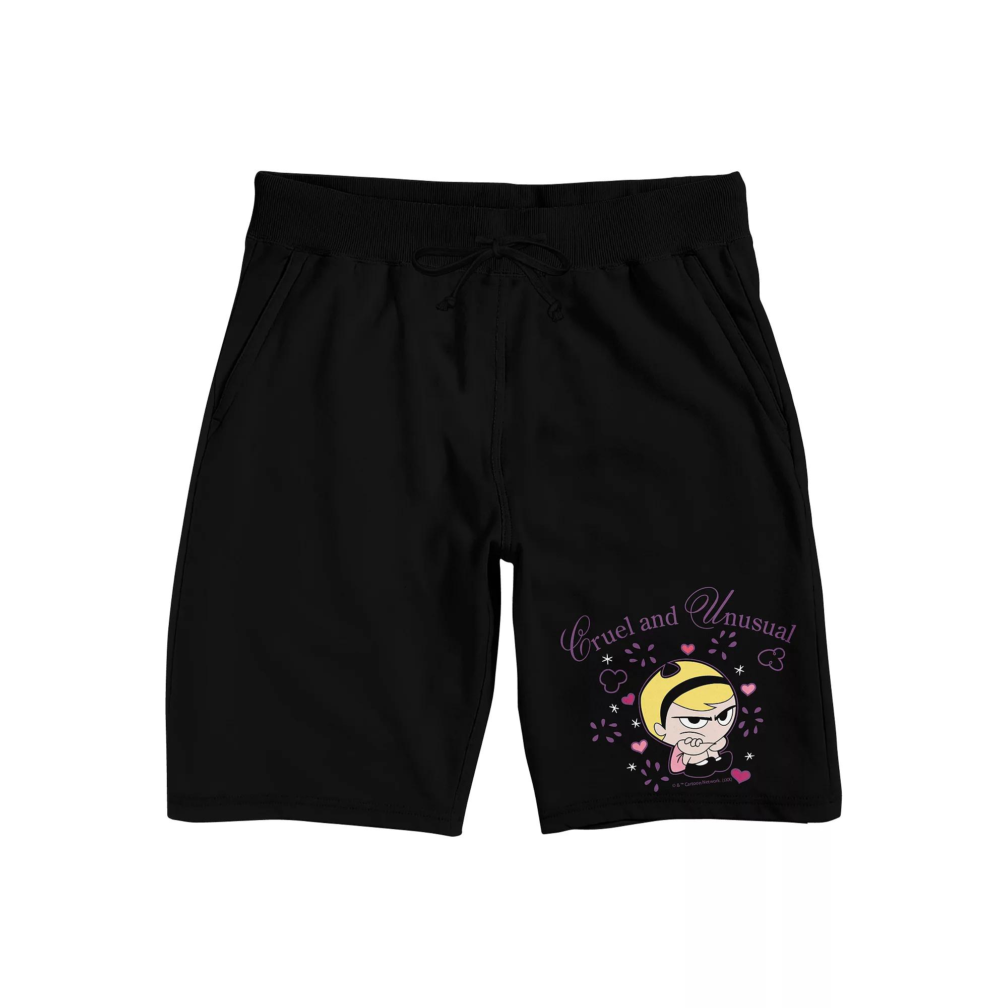 Men's Adventures Of Billy Sleep Shorts, Size: XXL, Black Product Image