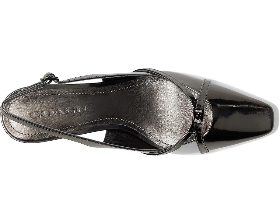 Carrie Metallic Leather Skimmer Product Image