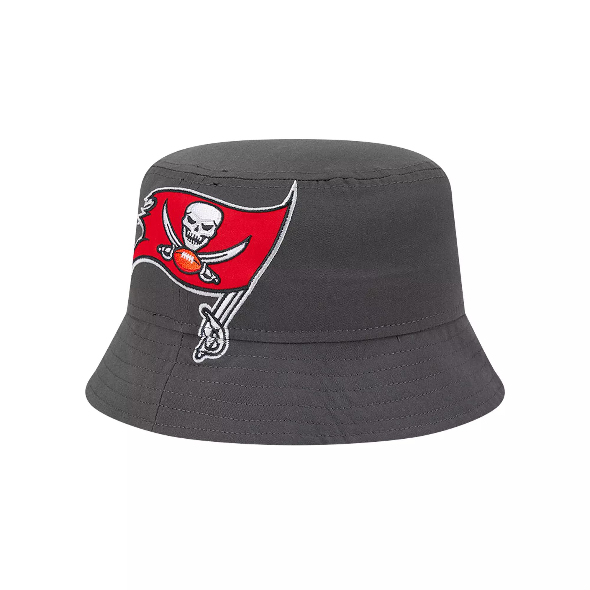 Men's New Era Pewter Tampa Bay Buccaneers Helmet Bucket Hat, Size: Large/XL, Charco Product Image