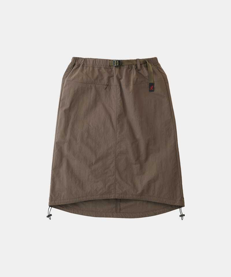 Nylon Packable Midi Skirt Female Product Image