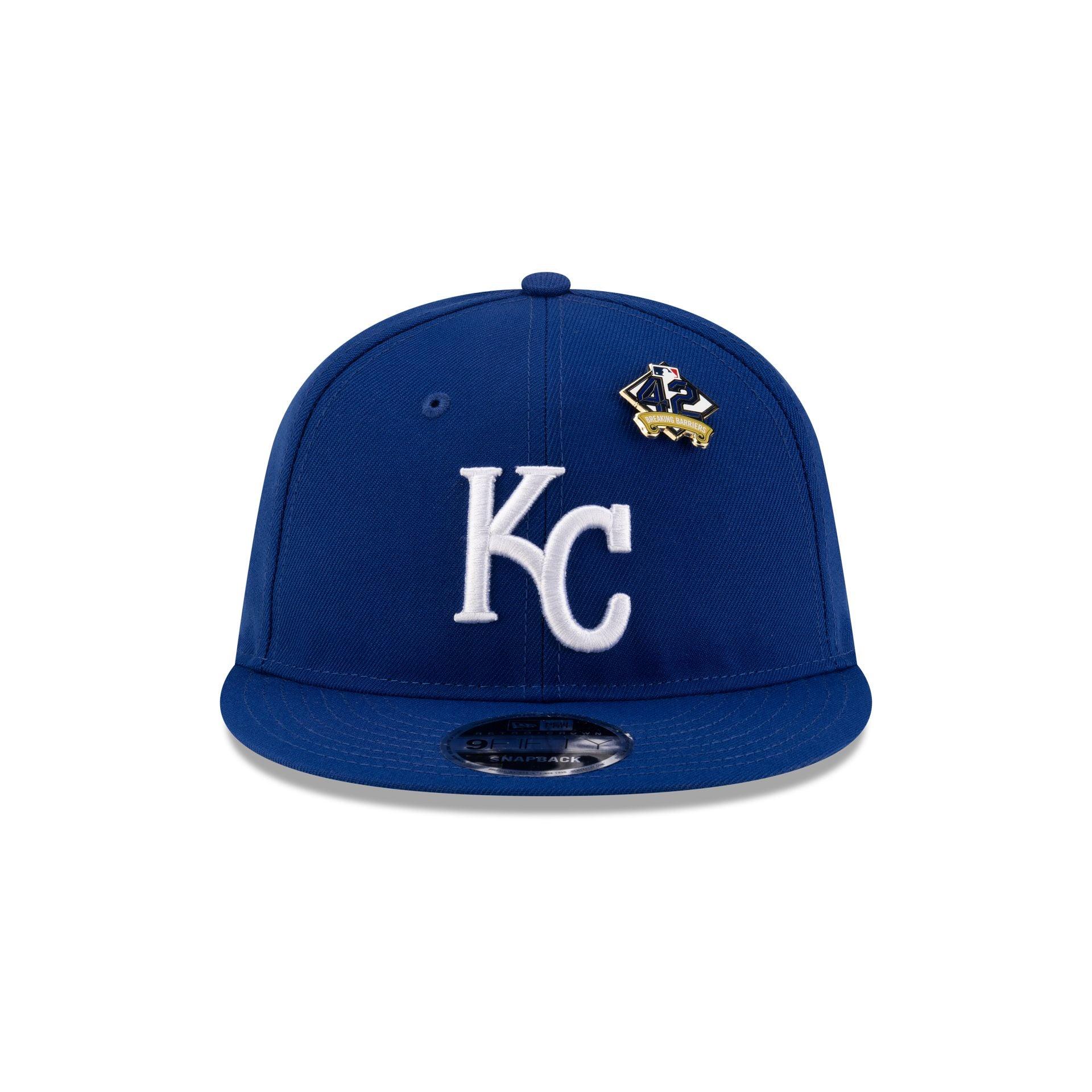 Kansas City Royals Jackie Robinson Day 2025 Retro Crown 9FIFTY Snapback Hat Male Product Image