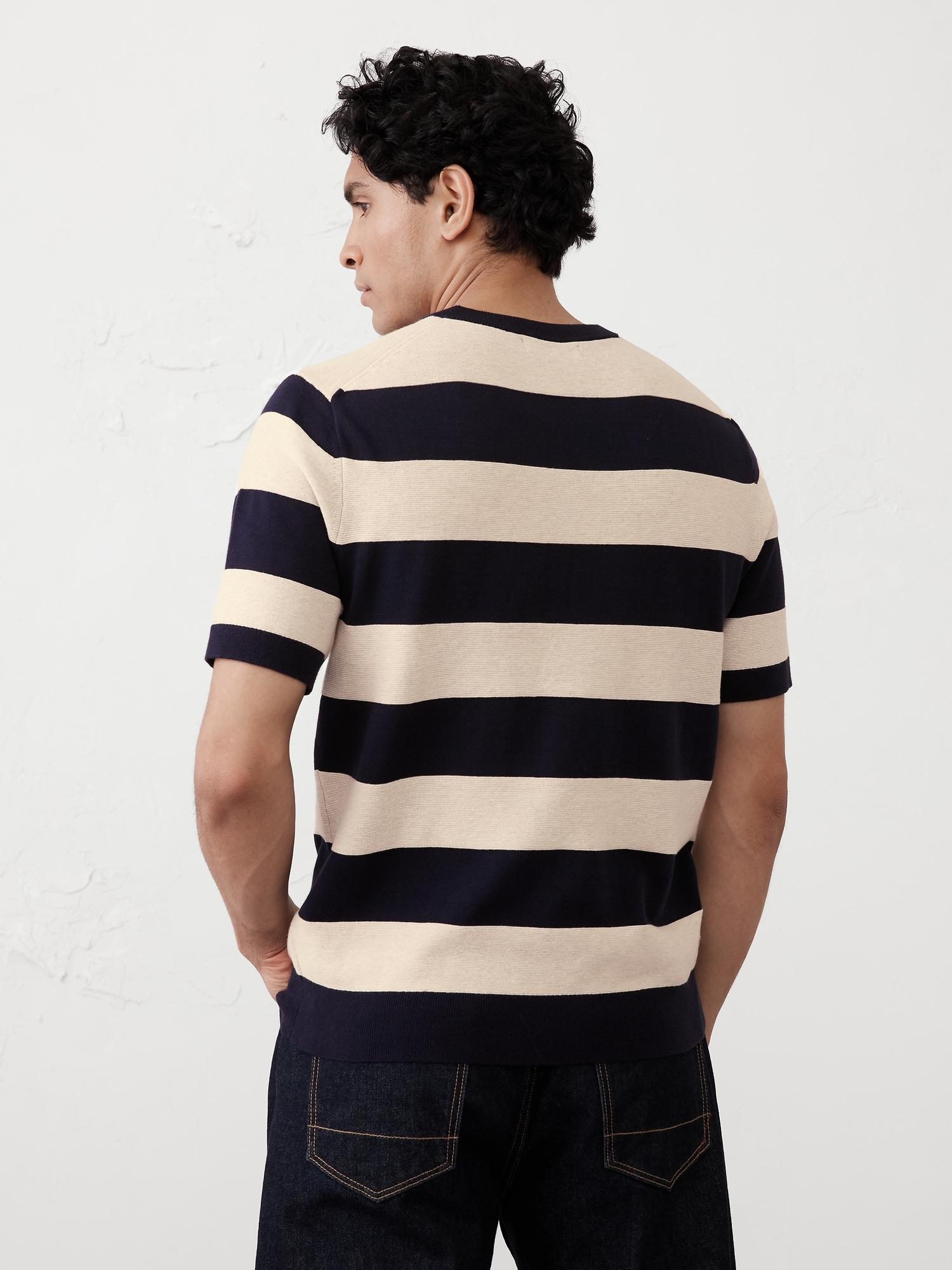 Refined Textured Sweater T-Shirt Product Image