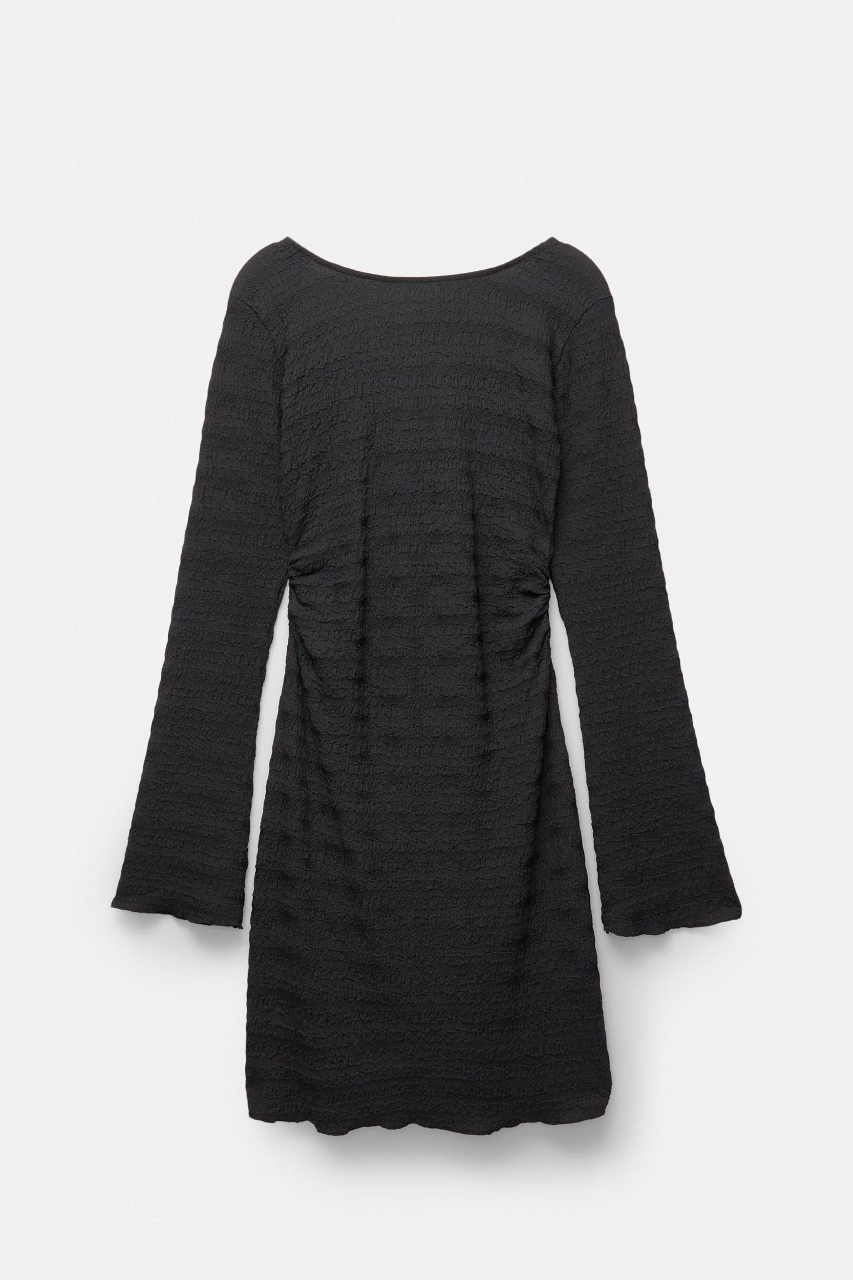 Long sleeve shift dress Product Image