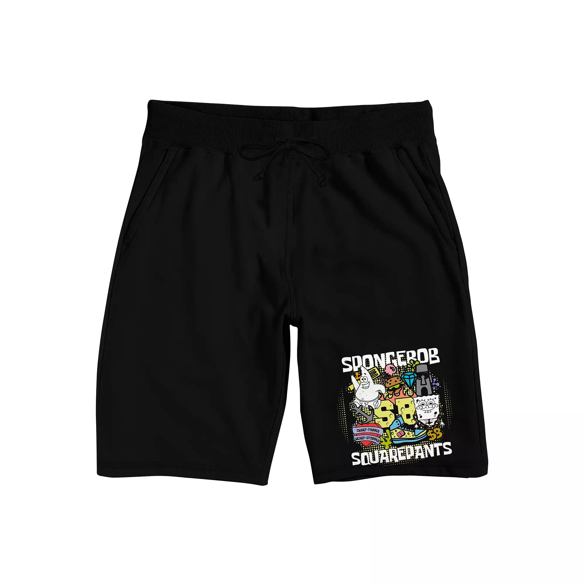 Men's SpongeBob SquarePants Pajama Shorts,  Product Image