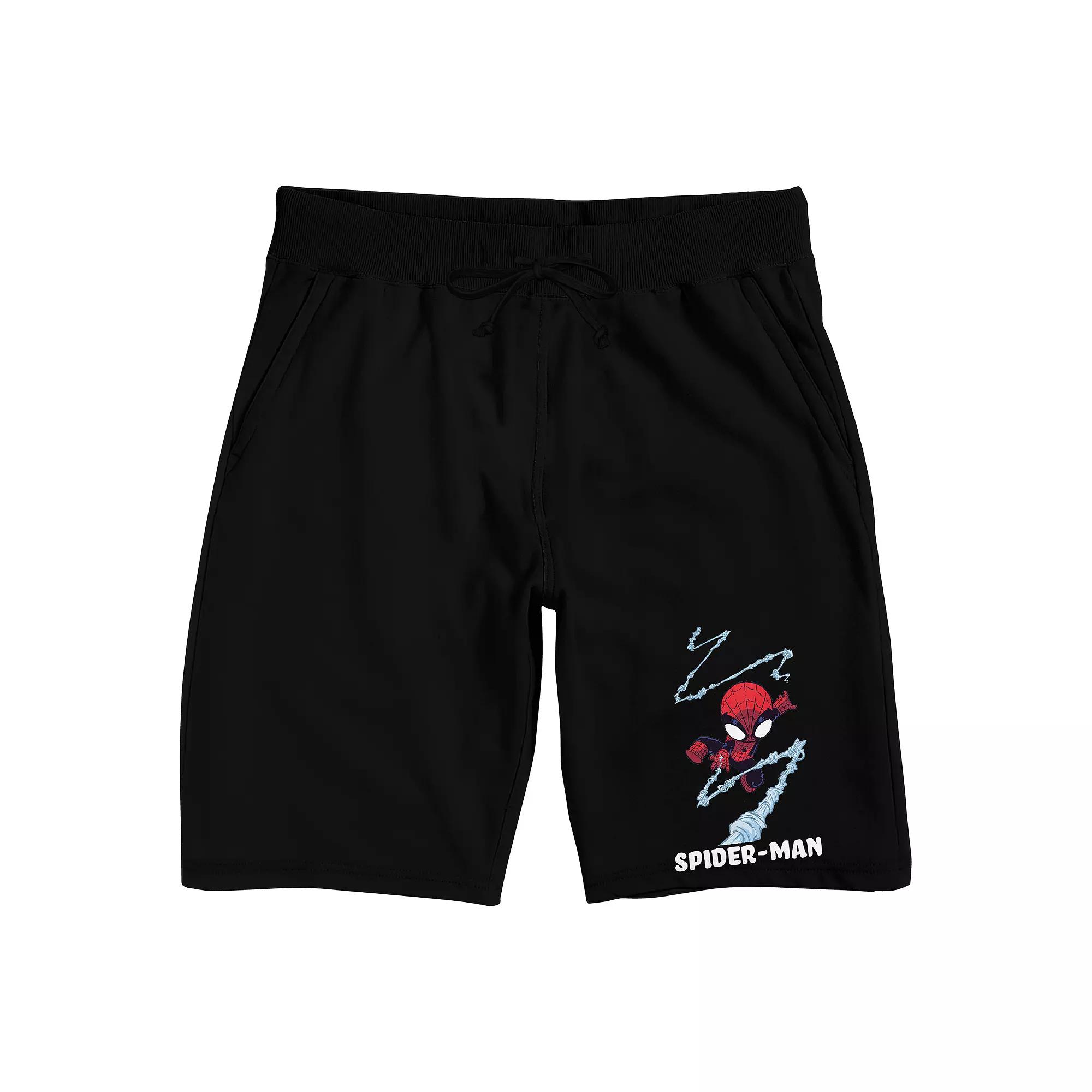 Men's Marvel Universe Chibi Spider-Man Pajama Shorts,  Product Image