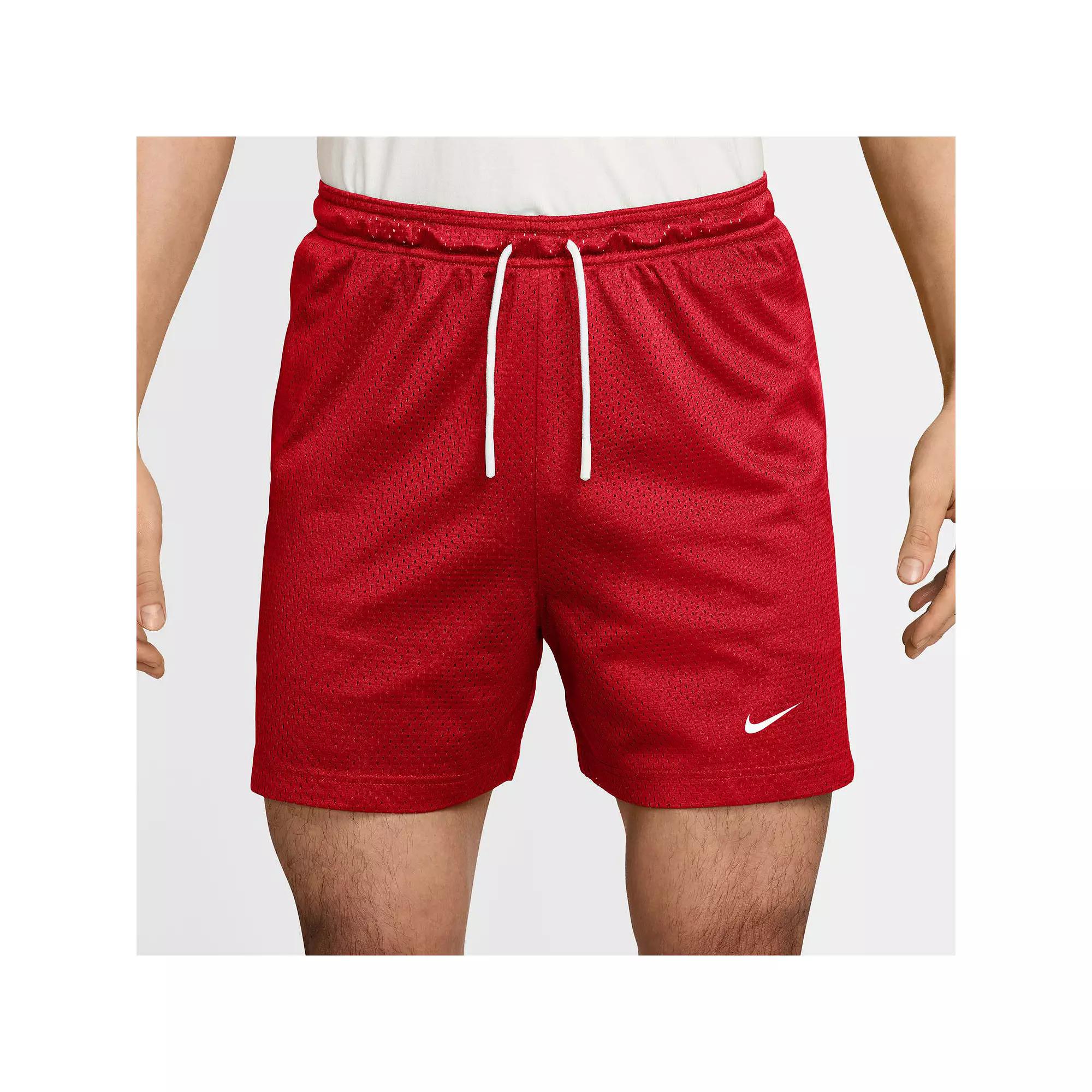 Nike Mens Nike Dri-FIT 5 Mesh Shorts - Mens White/Lt Photo Blue Product Image