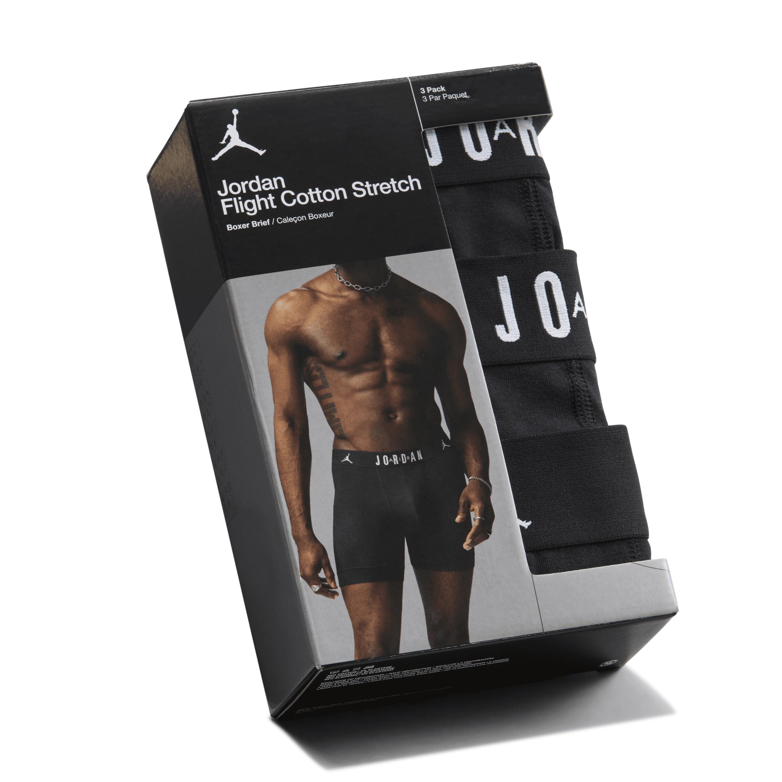 Mens Jordan Flight Cotton Core Boxer Briefs (3-Pack) | JM0622-B9F Product Image