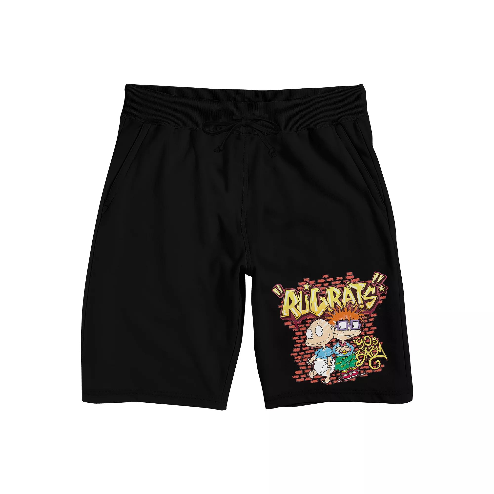Men's Rugrats 90s Baby Pajama Shorts,  Product Image