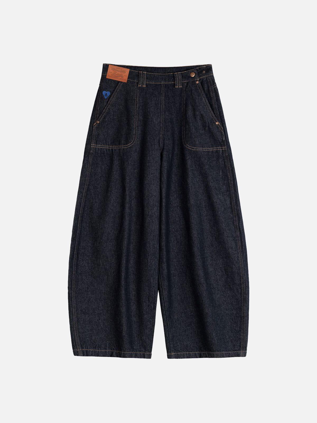 Aelfric Eden Raw Baggy Barrel Jeans Product Image
