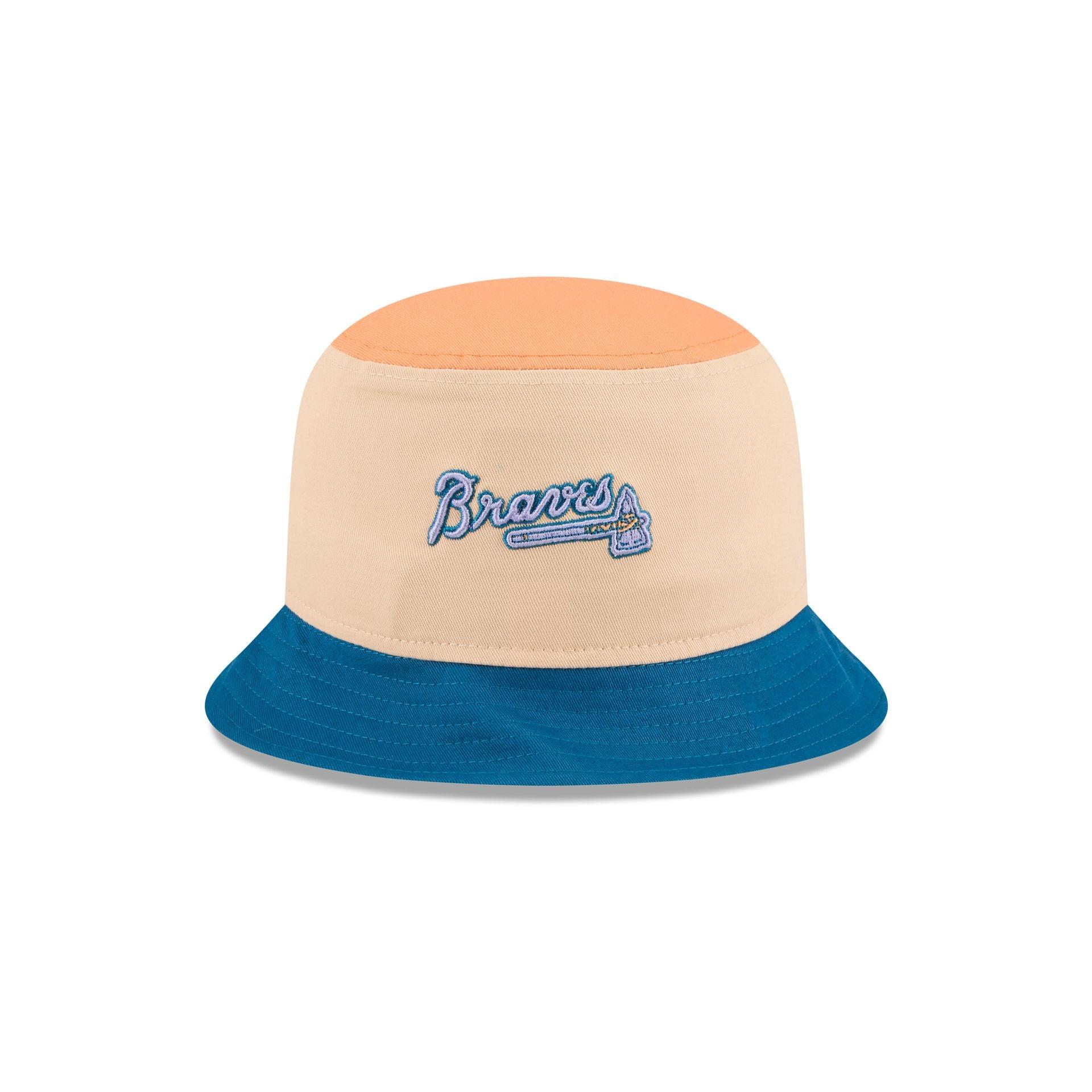 Atlanta Braves Mango Mocha Bucket Hat Male Product Image