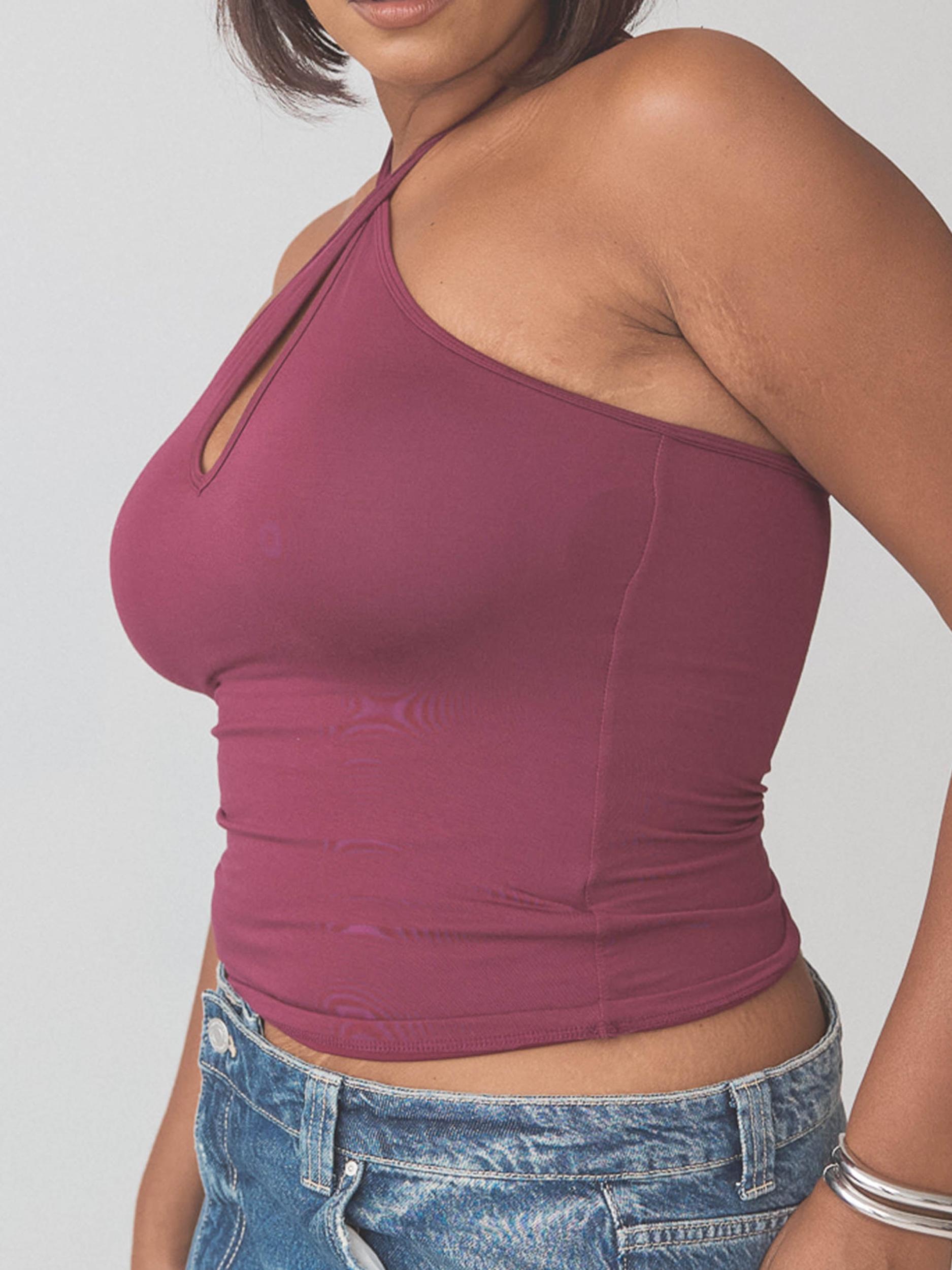 Braless Strappy Keyhole Brami Top Product Image