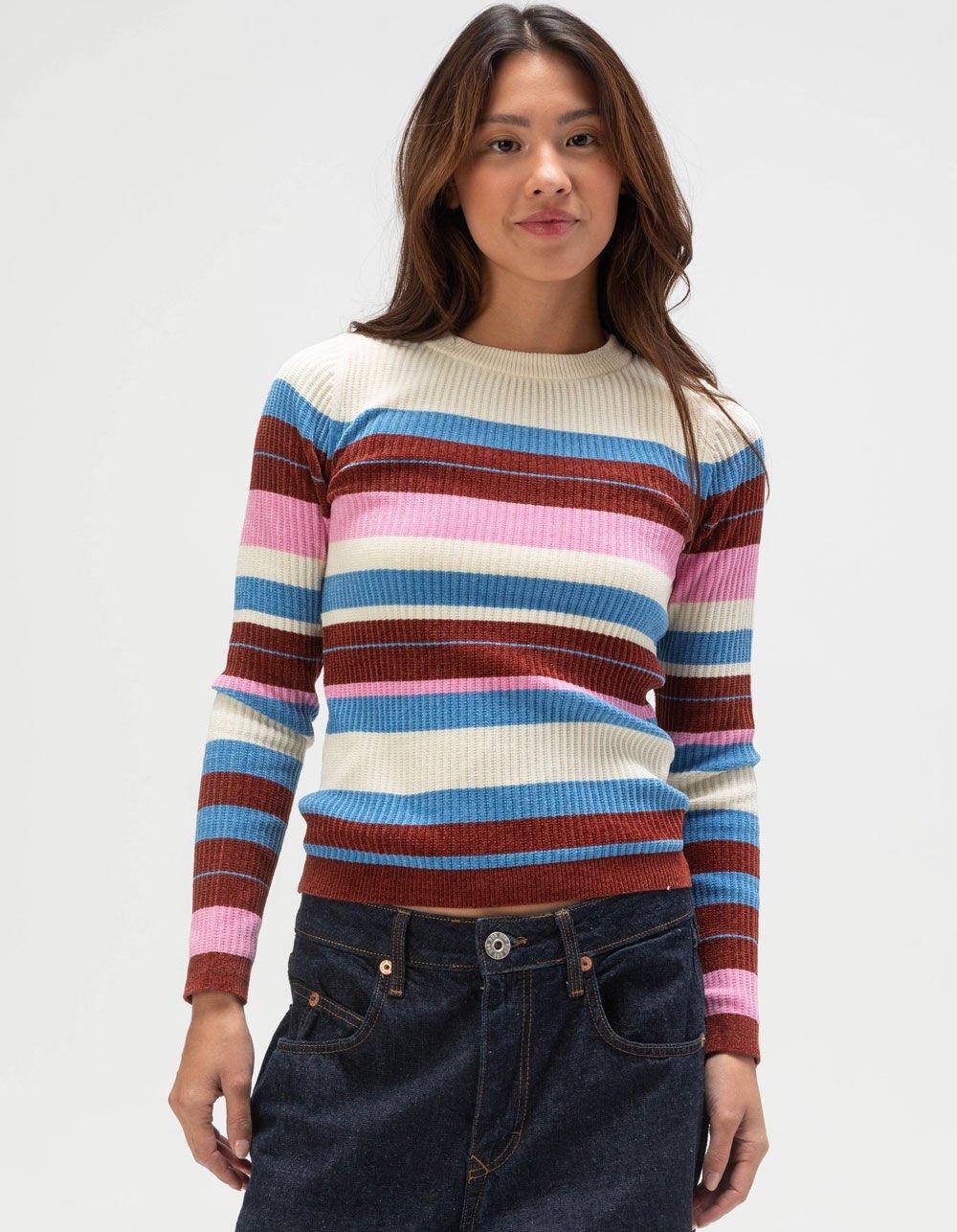 VERO MODA Chill Womens Long Sleeve Stripe Top - MULTI Product Image