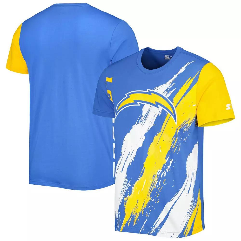 Mens Starter Powder Blue Los Angeles Chargers Extreme Defender T-Shirt Product Image
