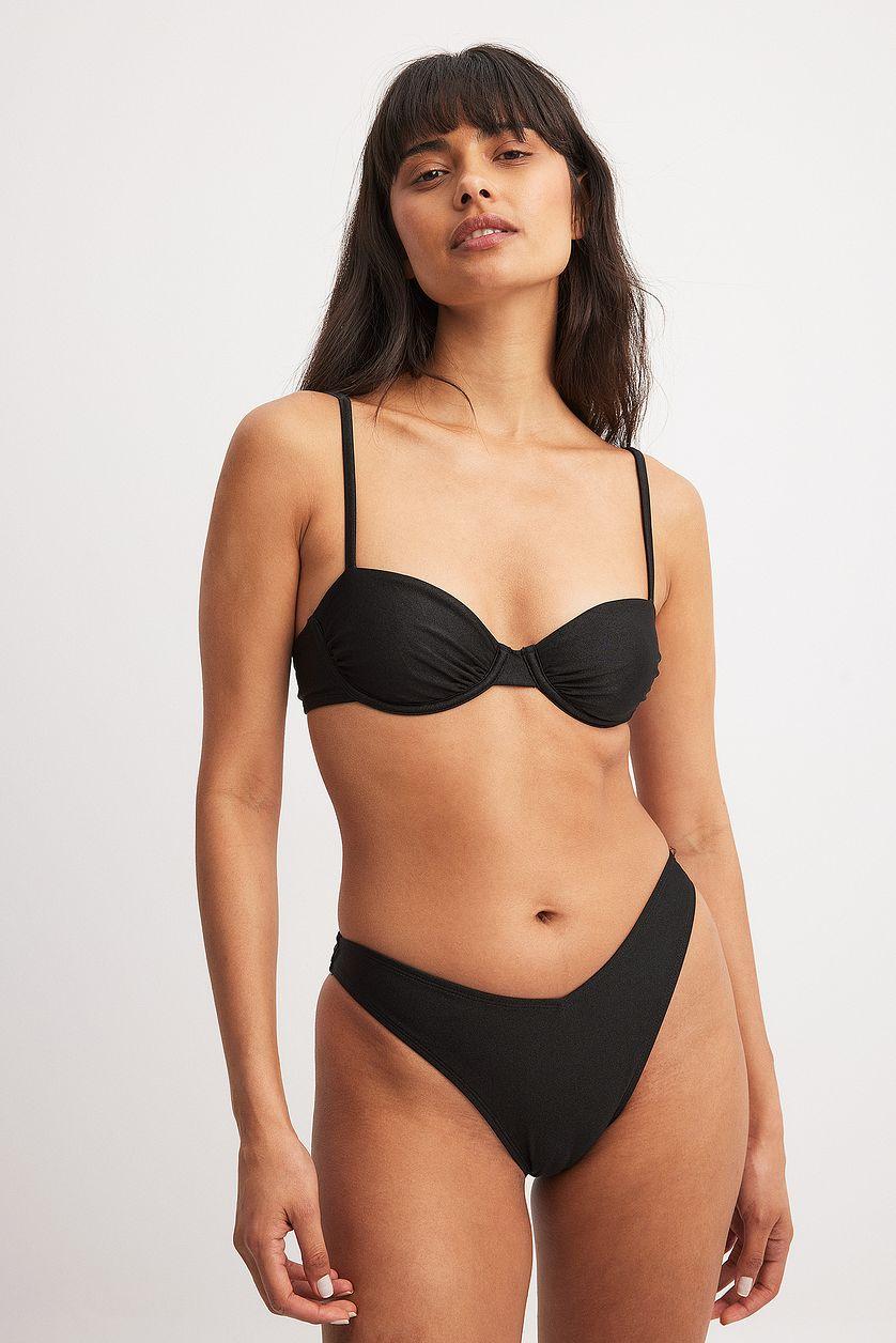 Gathered Bikini Bra Product Image
