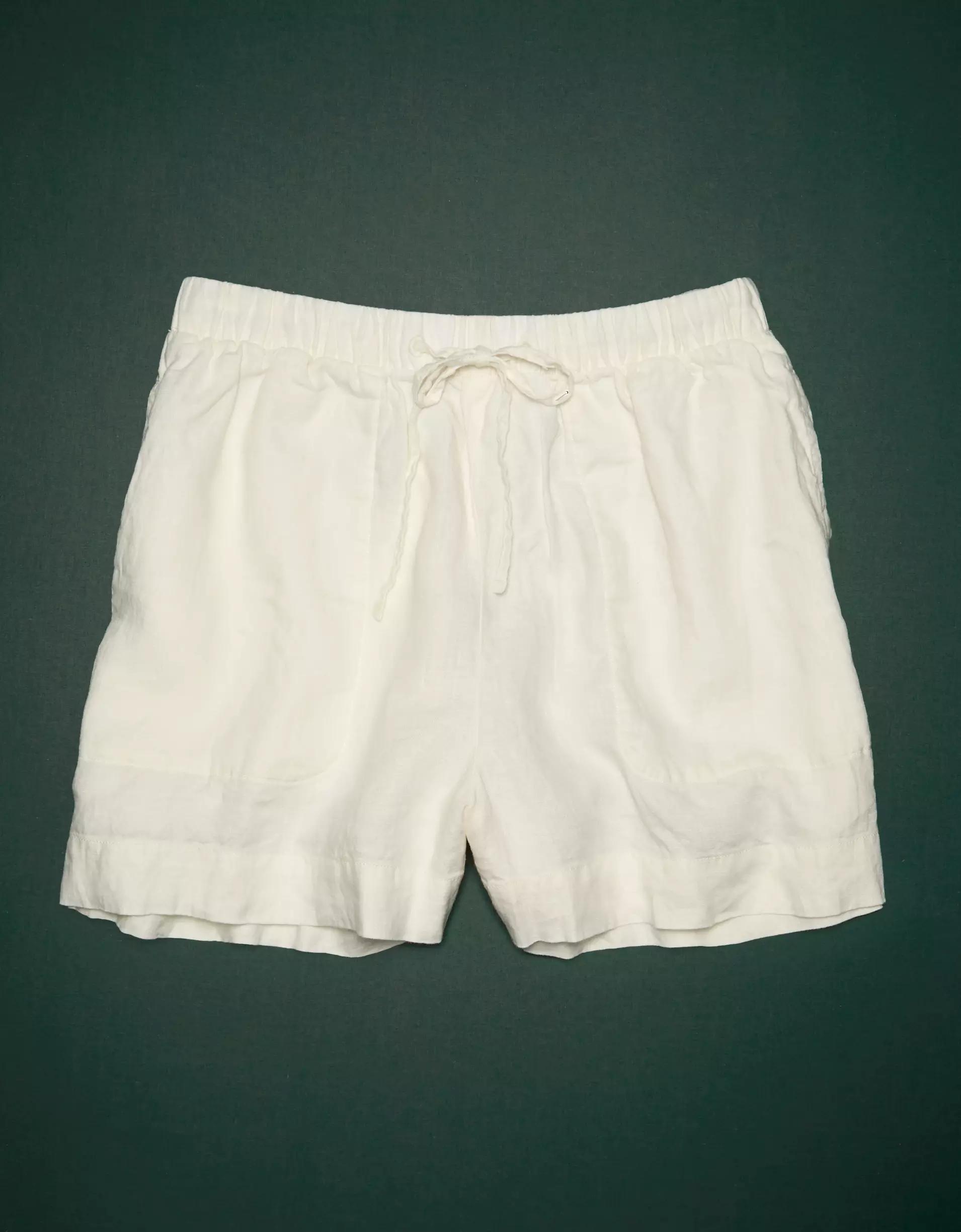 AE77 Premium Linen Pull-On Short Product Image