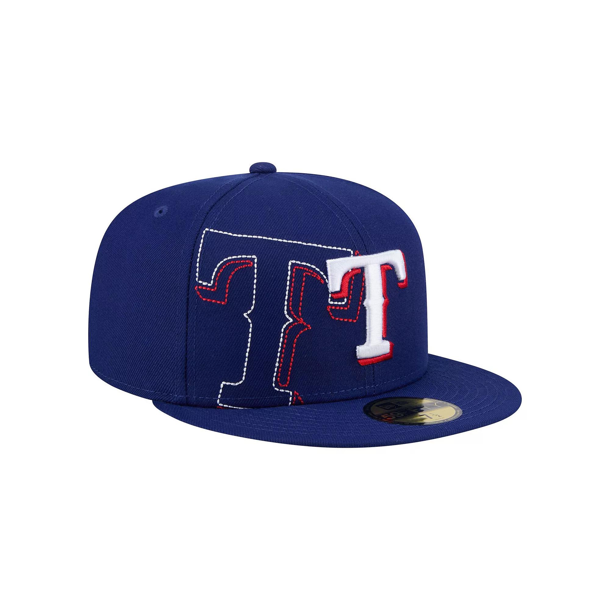 Men's New Era Royal Texas Rangers Yarn Stitch 59FIFTY Fitted Hat,  Product Image