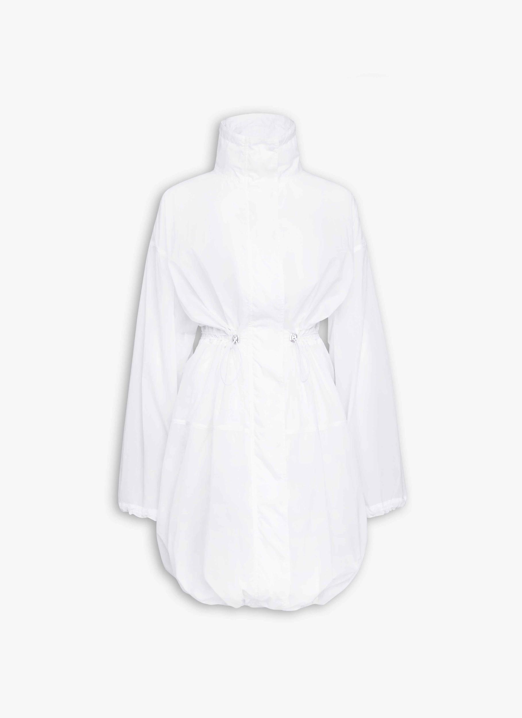 WHITE SOFT NYLON BUBBLE PARKA Product Image
