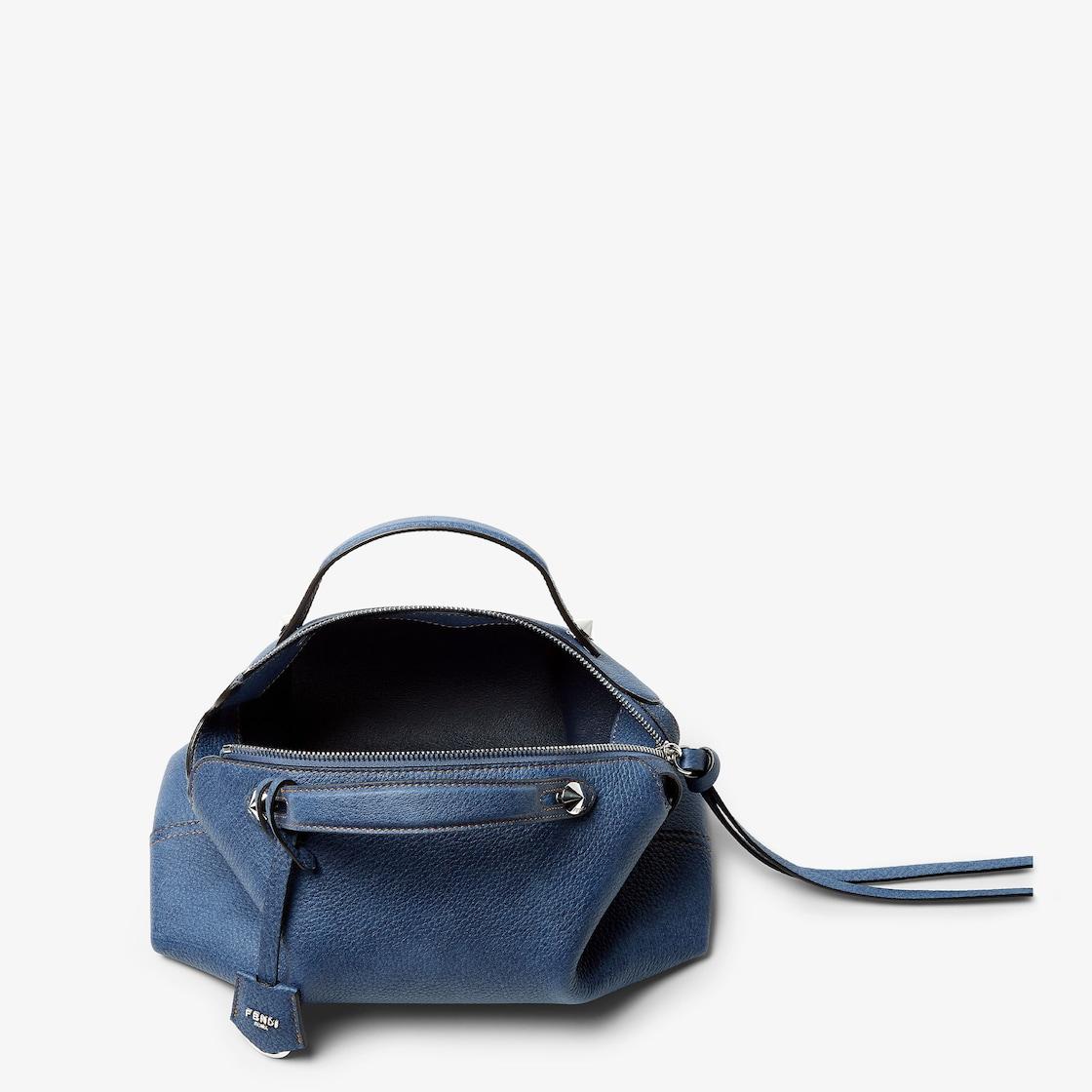 By The Way Soft MediumDenim-effect blue leather bag Product Image