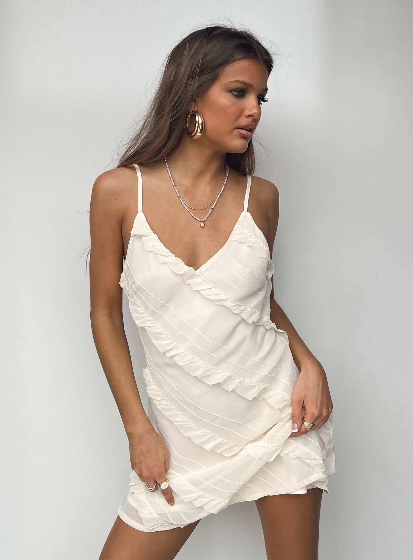 Lars Mini Dress Yellow Product Image