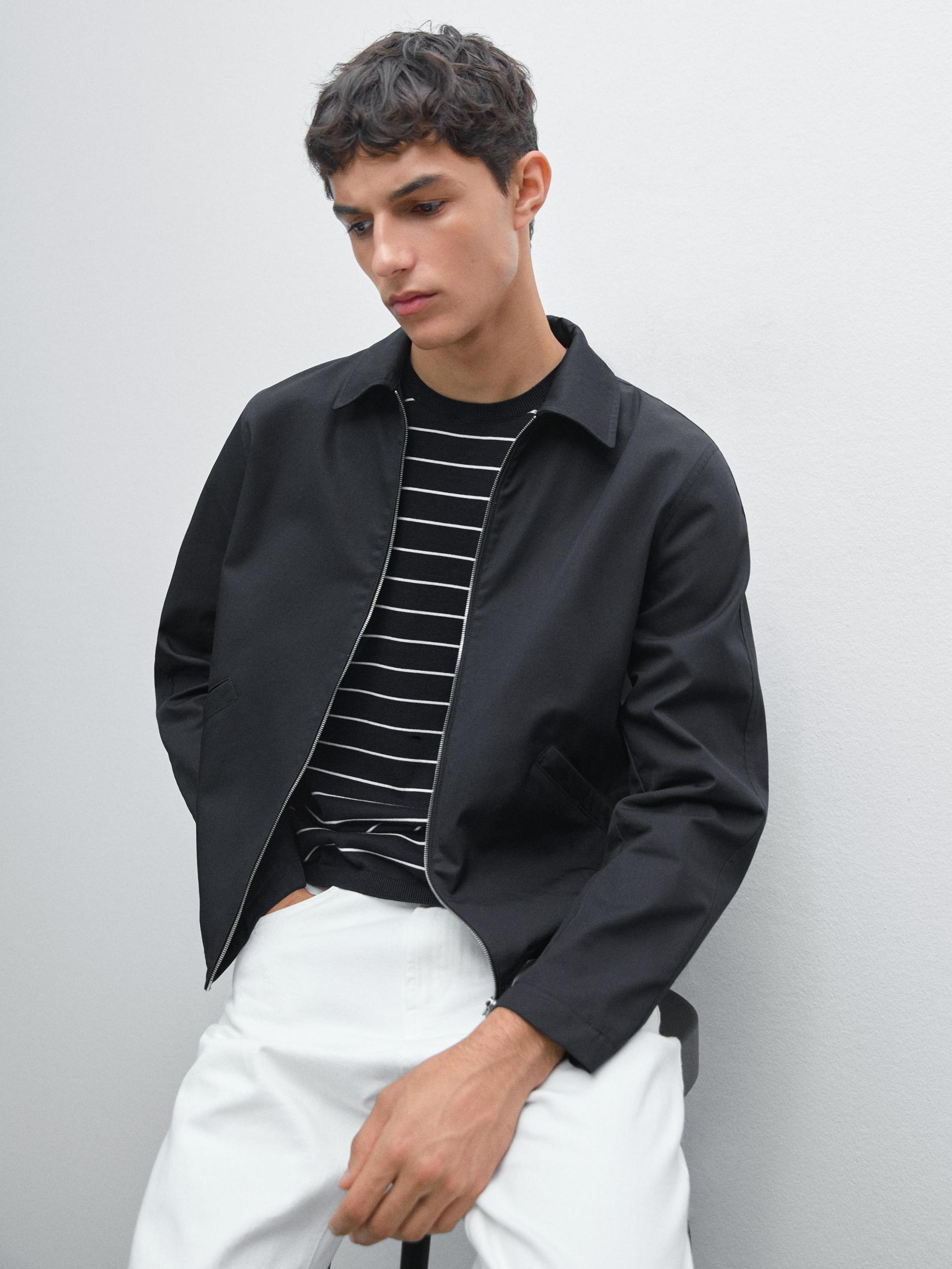 Water-repellent 100% cotton jacket Product Image