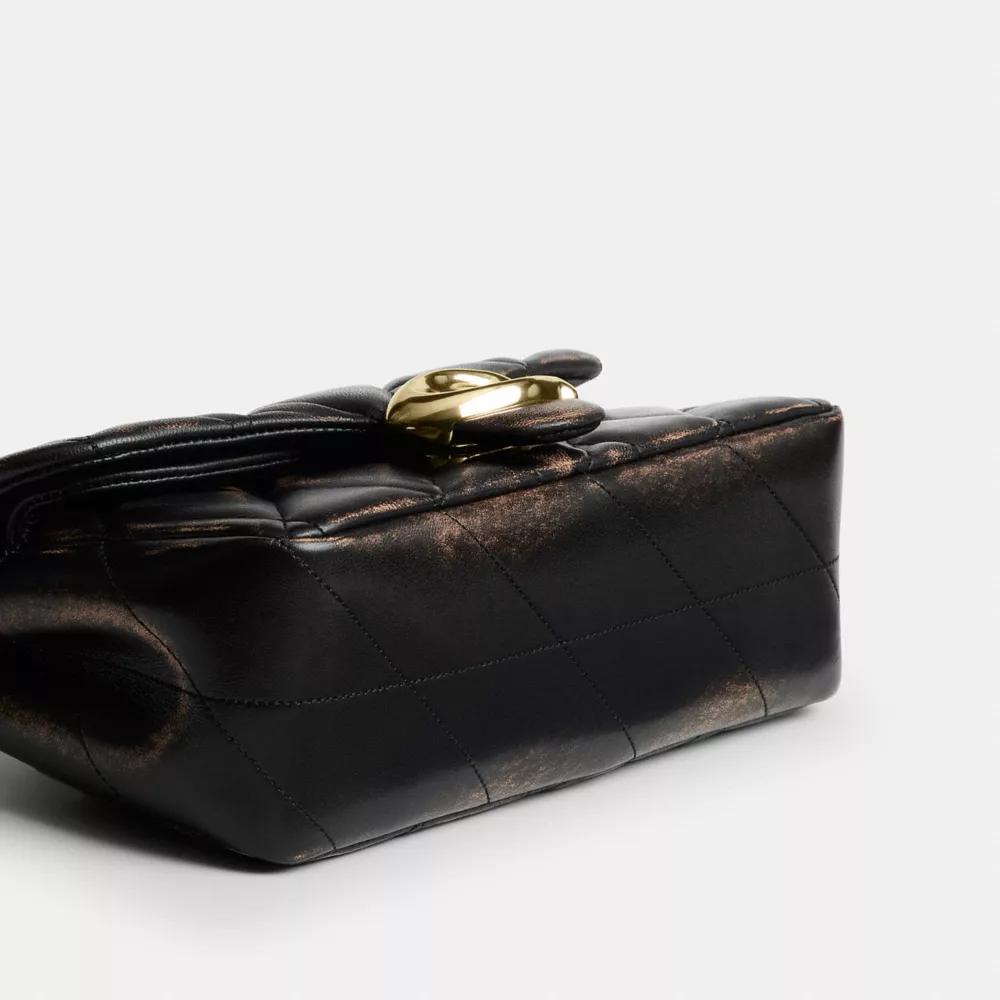 Tabby Shoulder Bag 20 In Loved Leather With Quilting Product Image