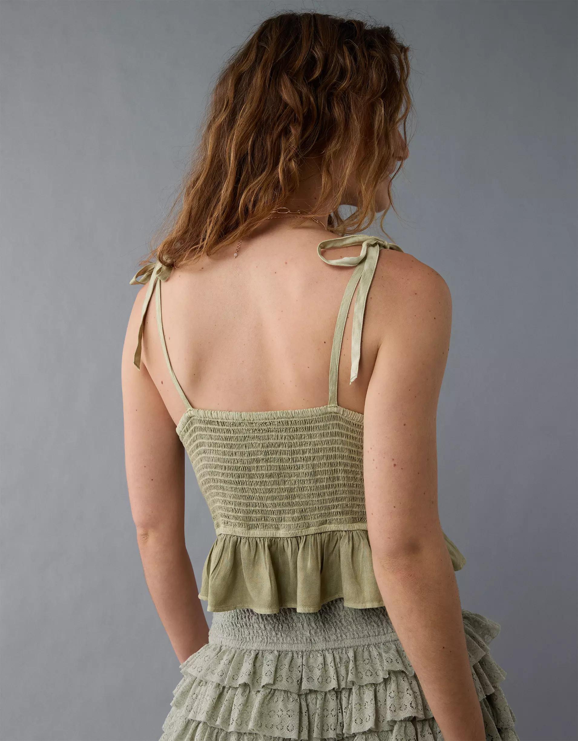 AE Corset Peplum Top Product Image