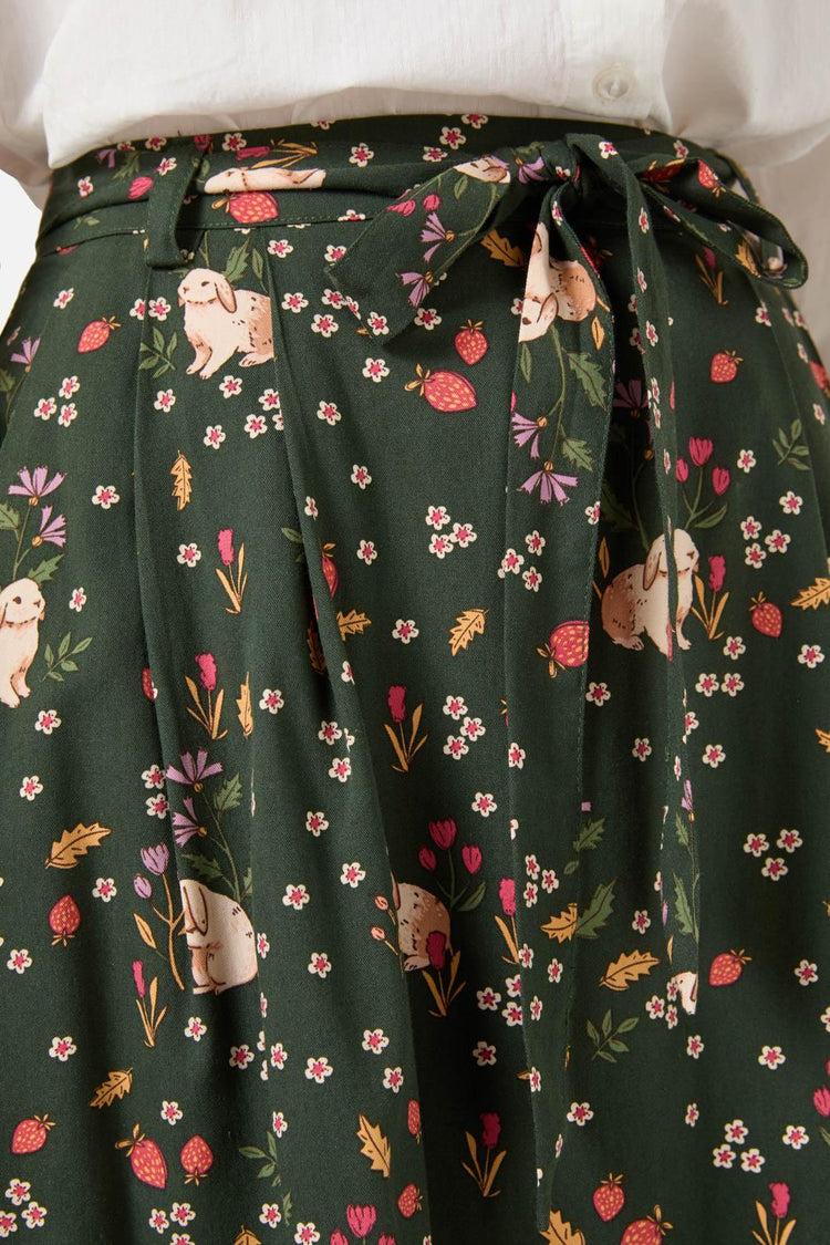 Rabbit Embroidered Blouse Product Image