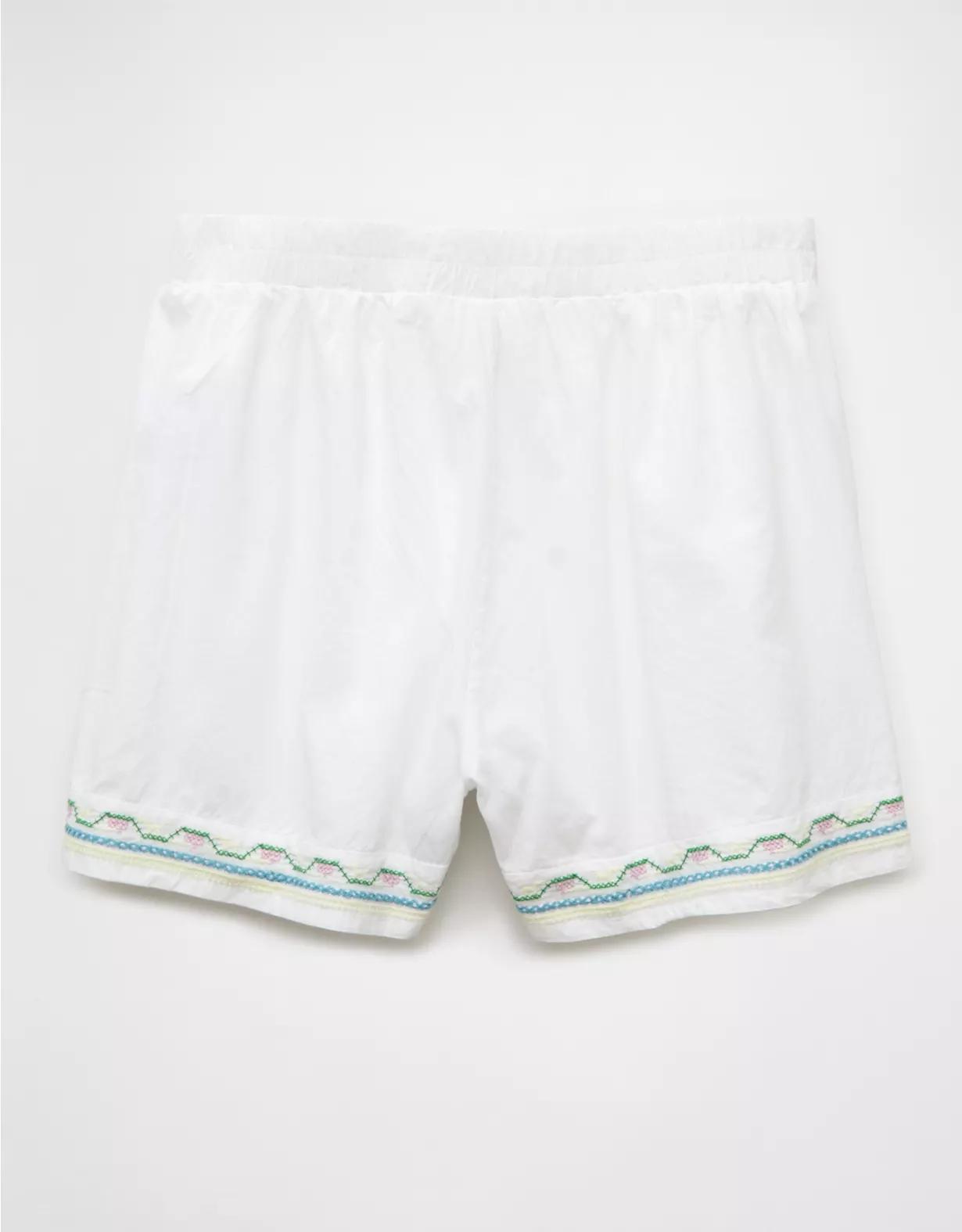 AE High-Waisted Embroidered Short Product Image