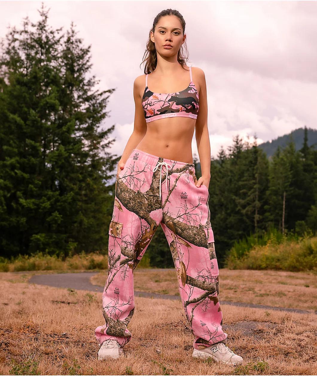 PSD Stealth Woods Pink Camo Bralette Product Image