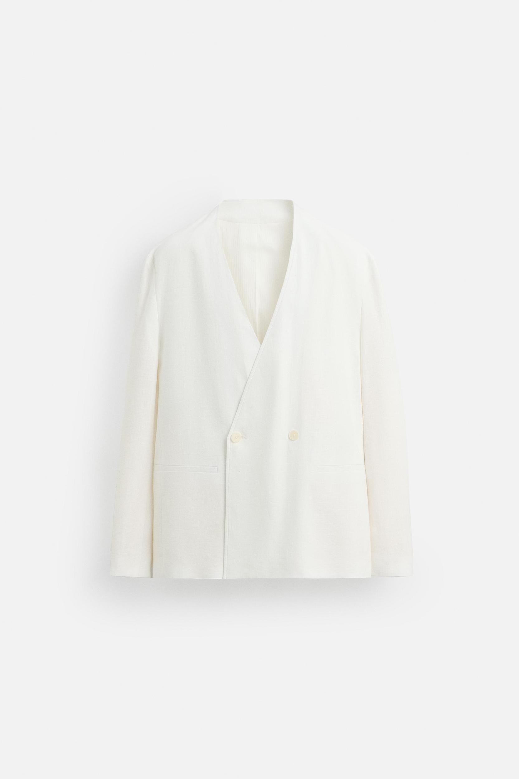 100% LINEN SUIT BLAZER Product Image