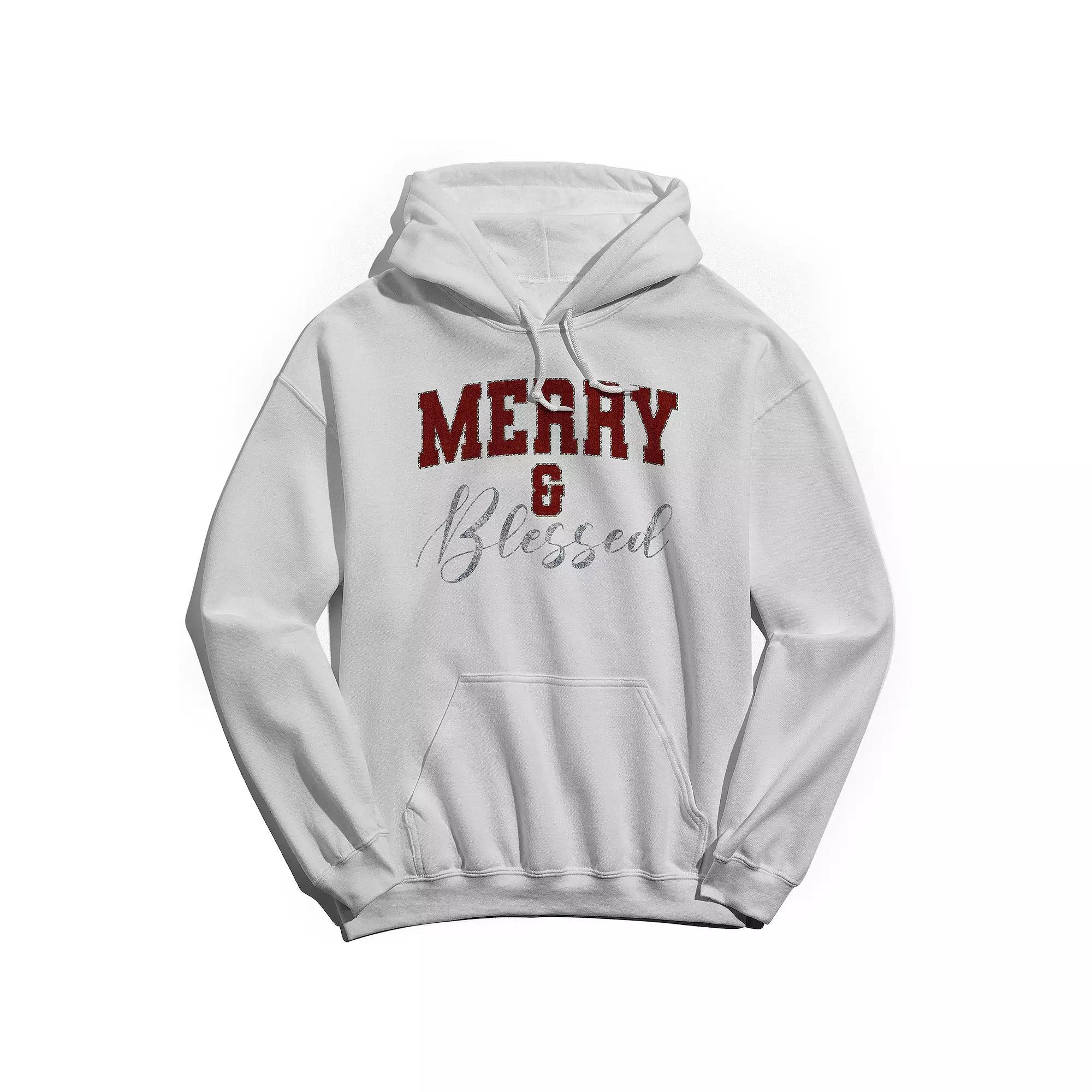 Men's Merry & Blessed Hoodie, Adult Unisex,  Product Image