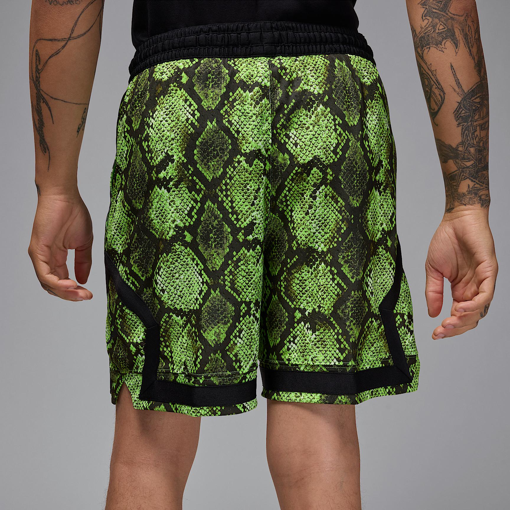 Mens Jordan Sport Dri-FIT Mesh Diamond Shorts | HF9907-133 Product Image